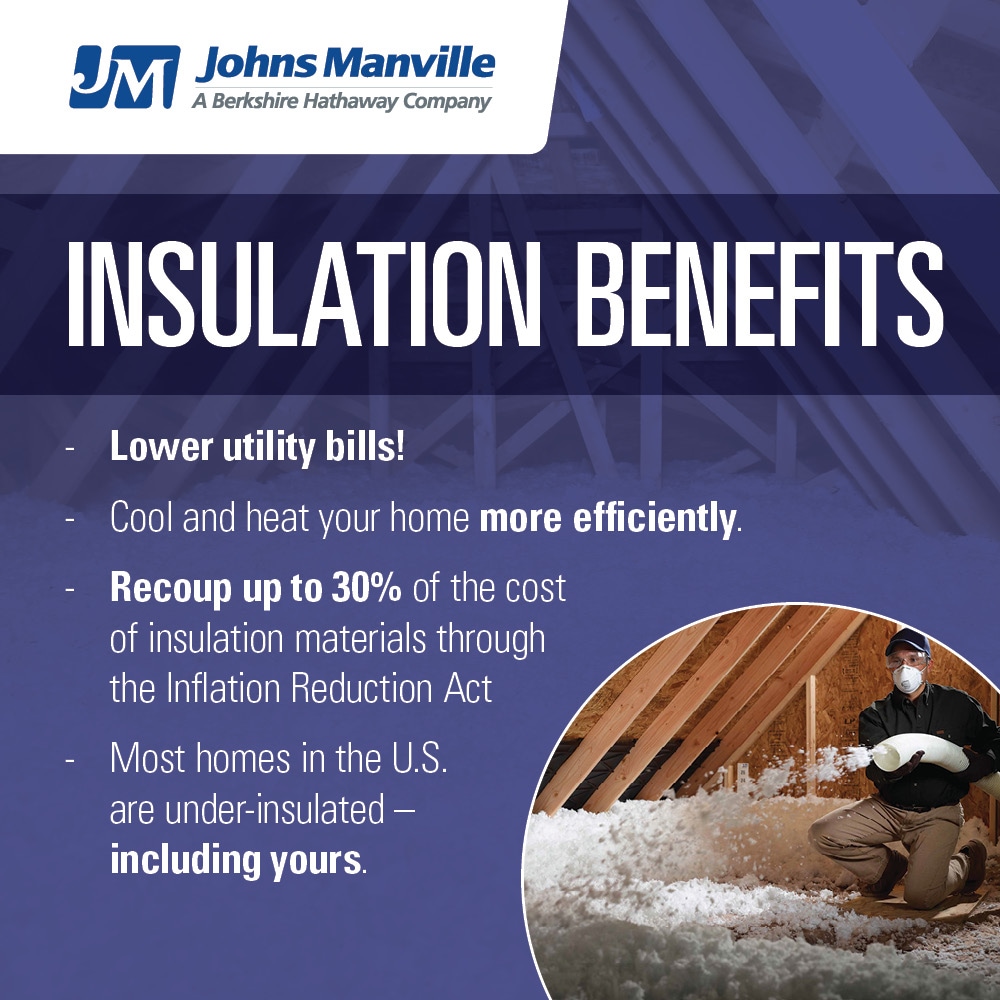 Johns Manville R19 Unfaced Fiberglass Insulation, 75.07 Sq. Ft. Coverage,  5.5 x 23-In. x 39' 2-In. Roll