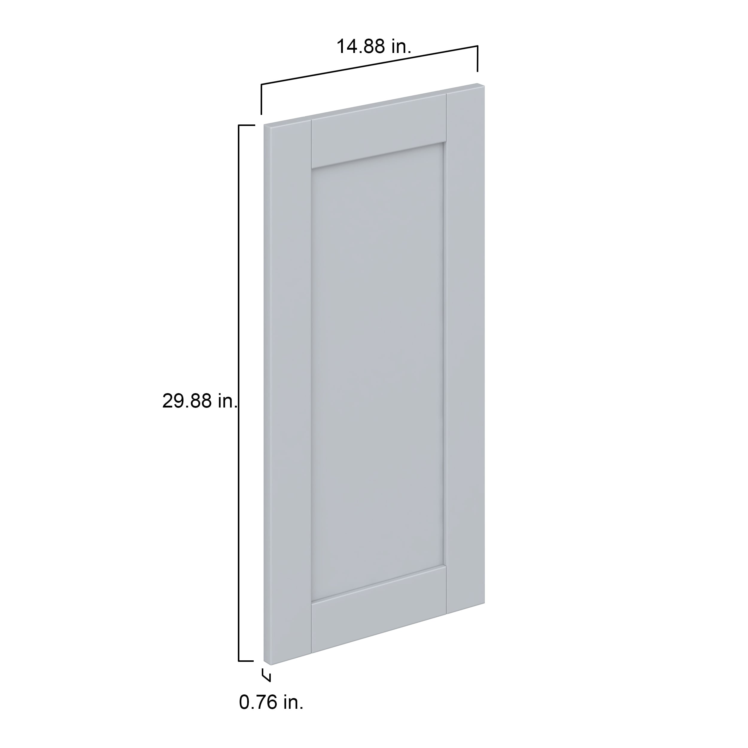 Hugo&Borg DSDR1530-CH Kitchen-Cabinet-Doors - View #4