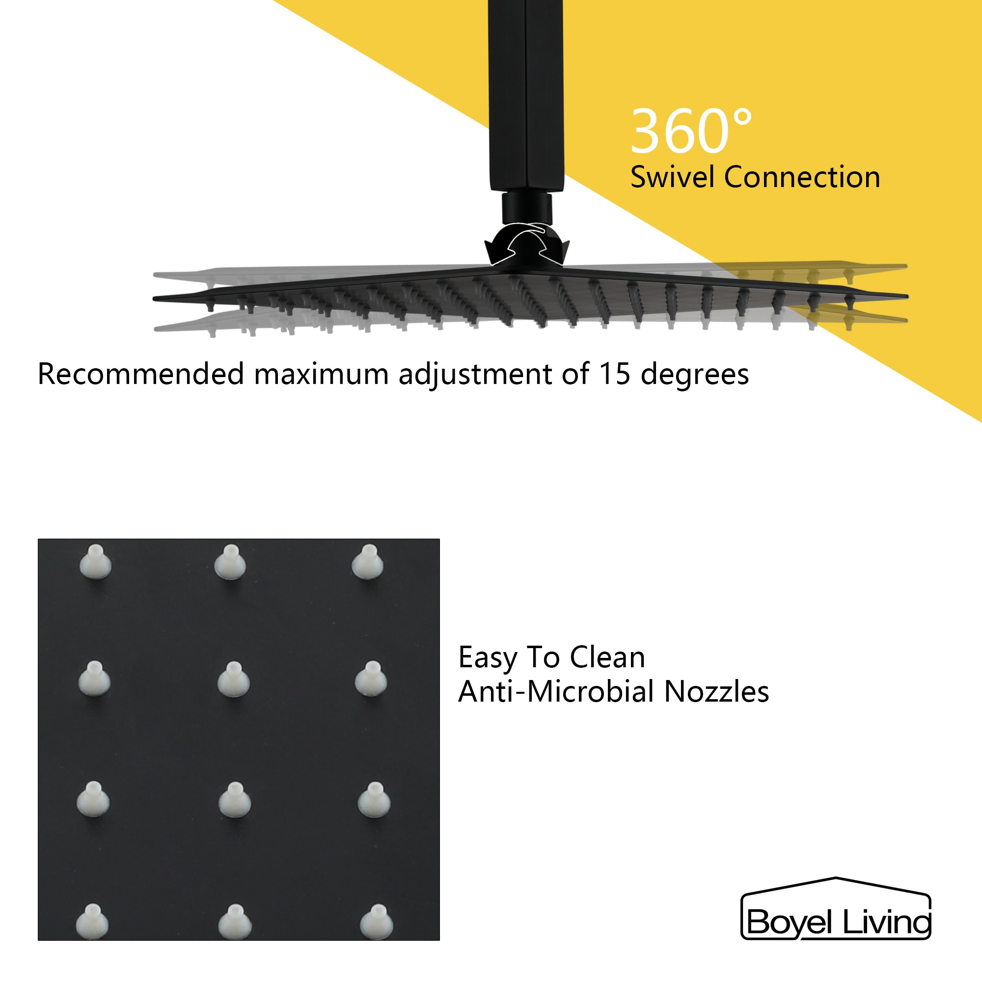 Clihome RB0711 Showerhead-Bar-Panels - View #7