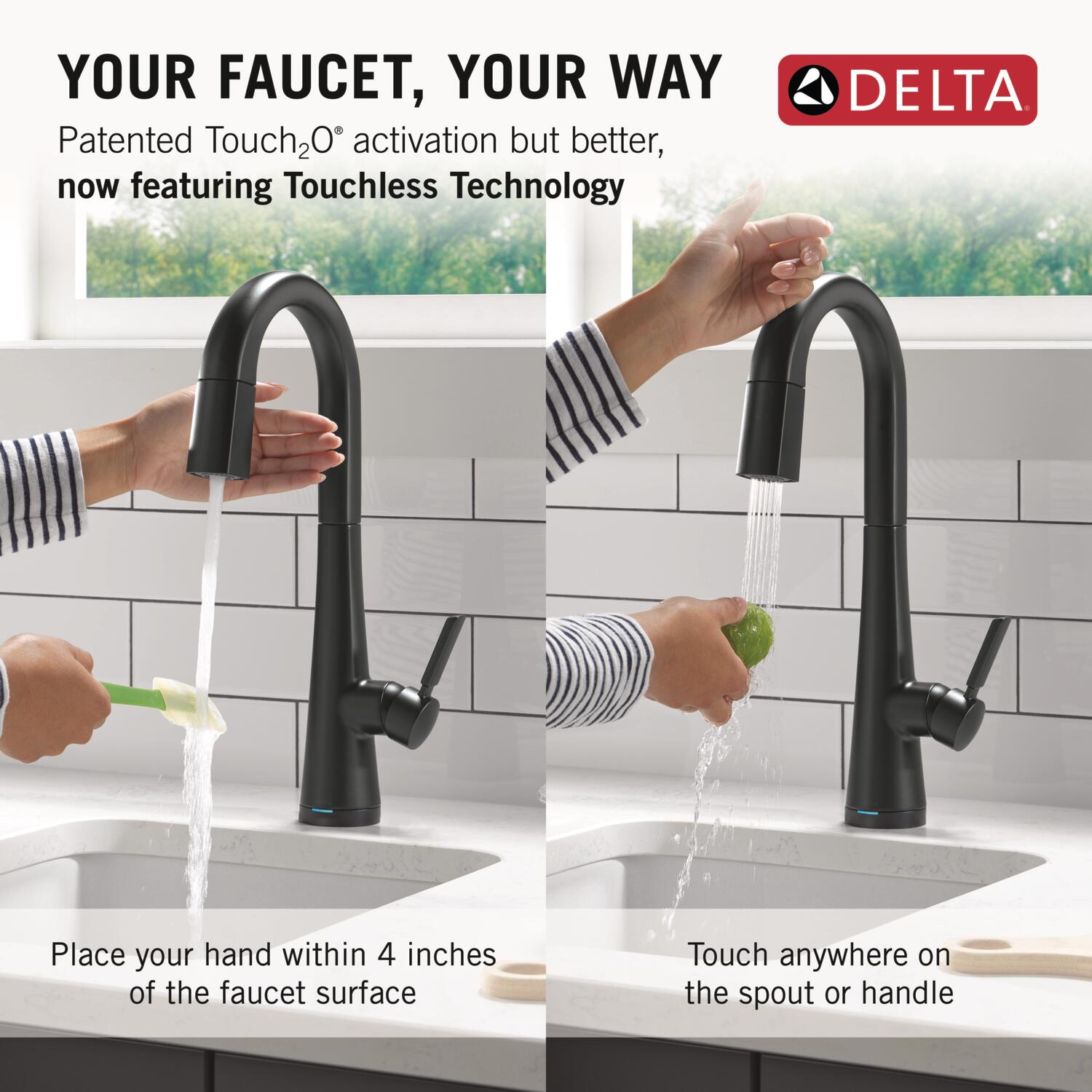 Delta 9991TL-BL-DST Kitchen-Faucets - View #3