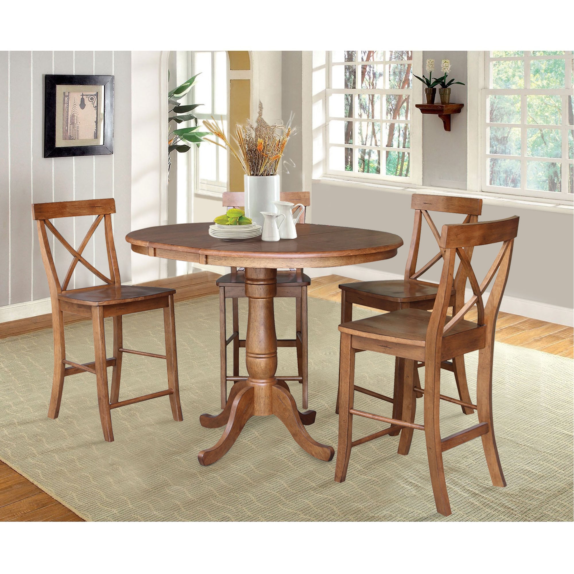 International Concepts K42-36RXT-6B-S6132-4 Dining-Sets - View #2