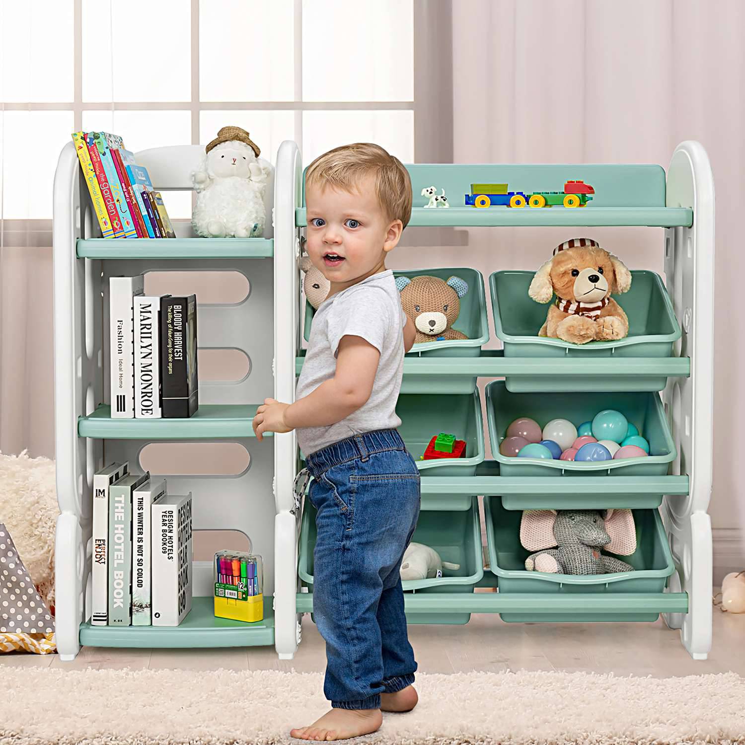 Costway CSHY001990 Kids-Bookcases - View #4