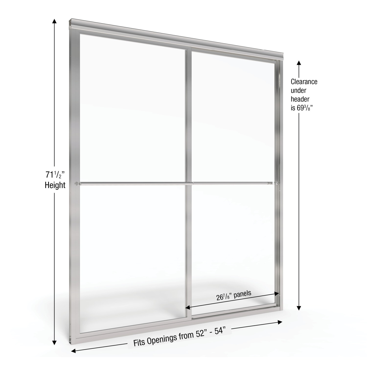 Basco 7150-54BN Shower-Doors - View #6