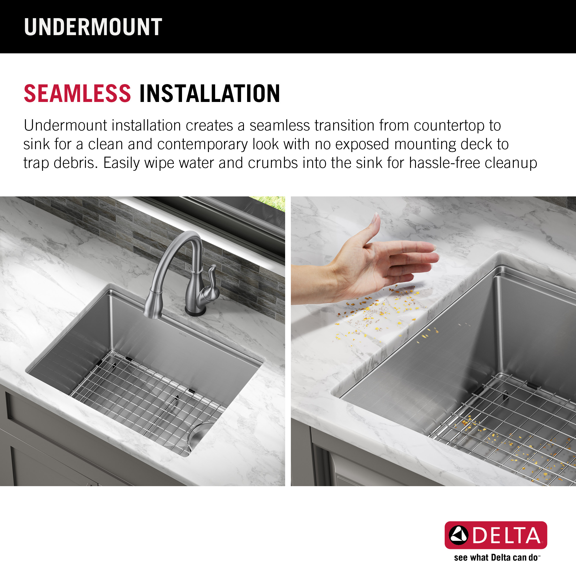 Delta Lorelai Undermount 23-in x 19-in Stainless Steel Single Bowl  Workstation Kitchen Sink with Drainboard in the Kitchen Sinks department at 