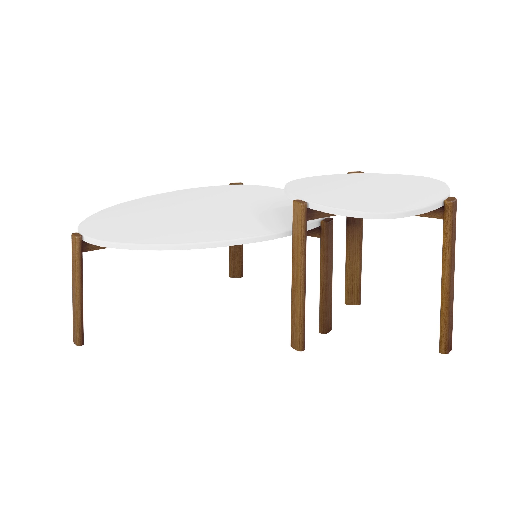 Manhattan Comfort 2-82735-WH Coffee-Tables - View #2