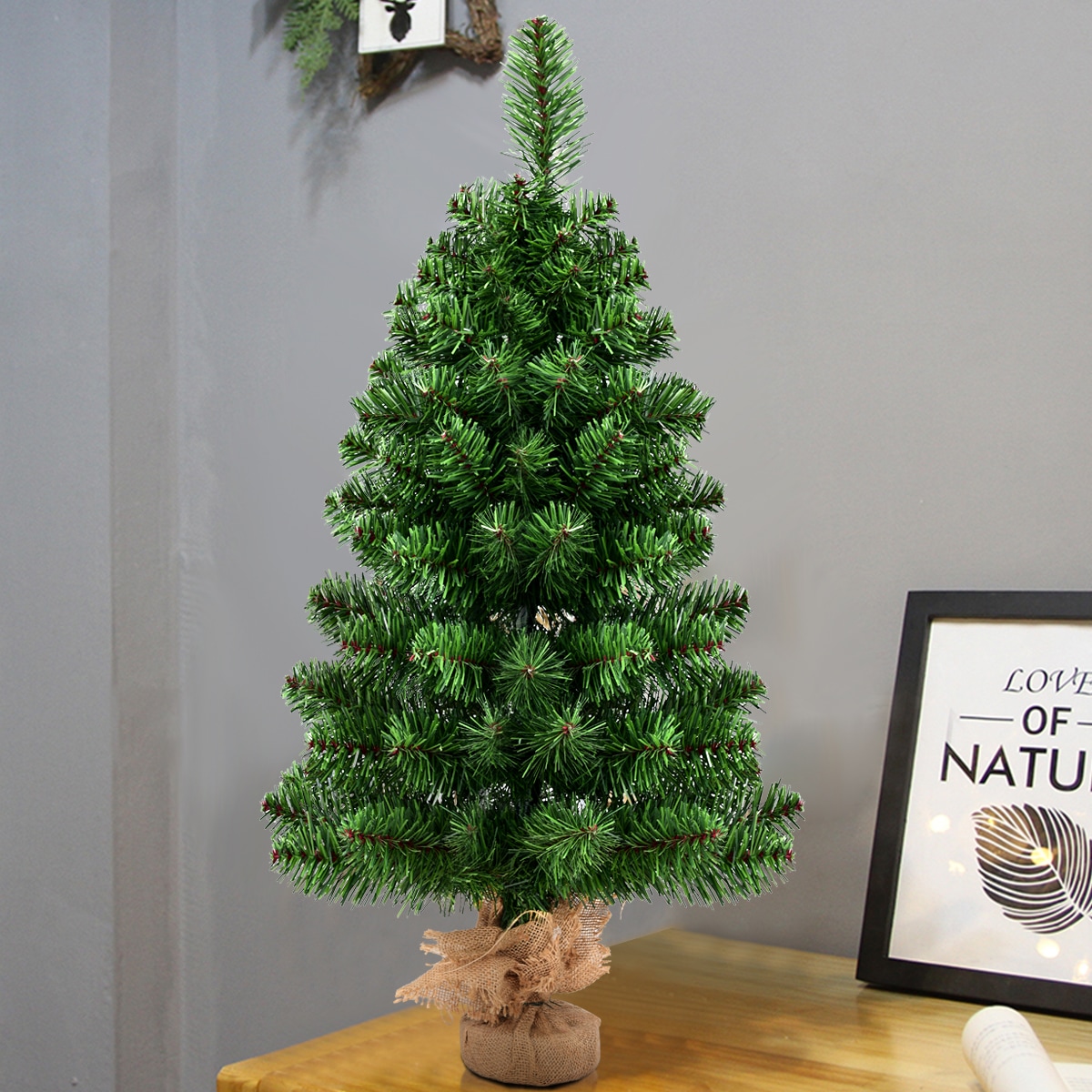 Costway CSHY000385 Artificial-Christmas-Trees - View #2