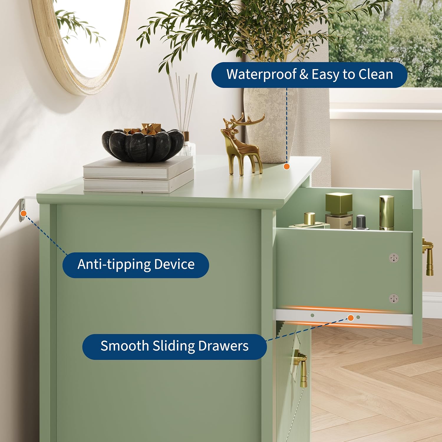 GAOMON CQC-SXHLWCGWGG5 nightstands - View #5