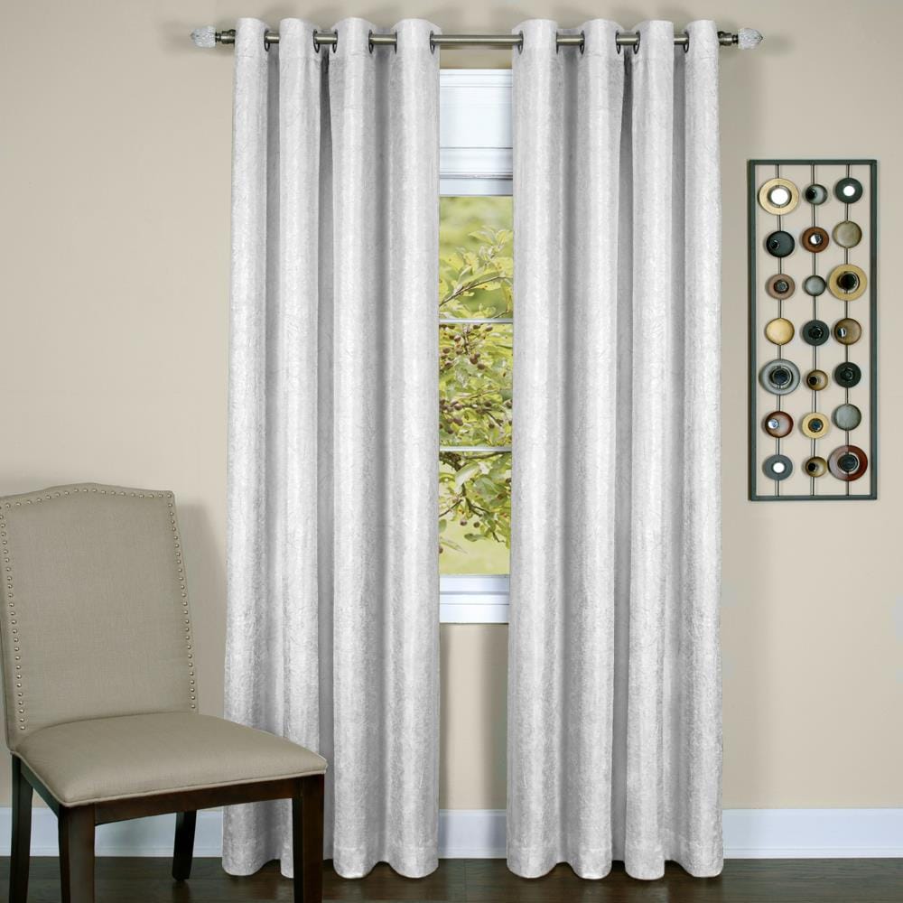 Aubergine Solid Window Curtain Panel 100% Blackout Lined 8 Grommet Panel 