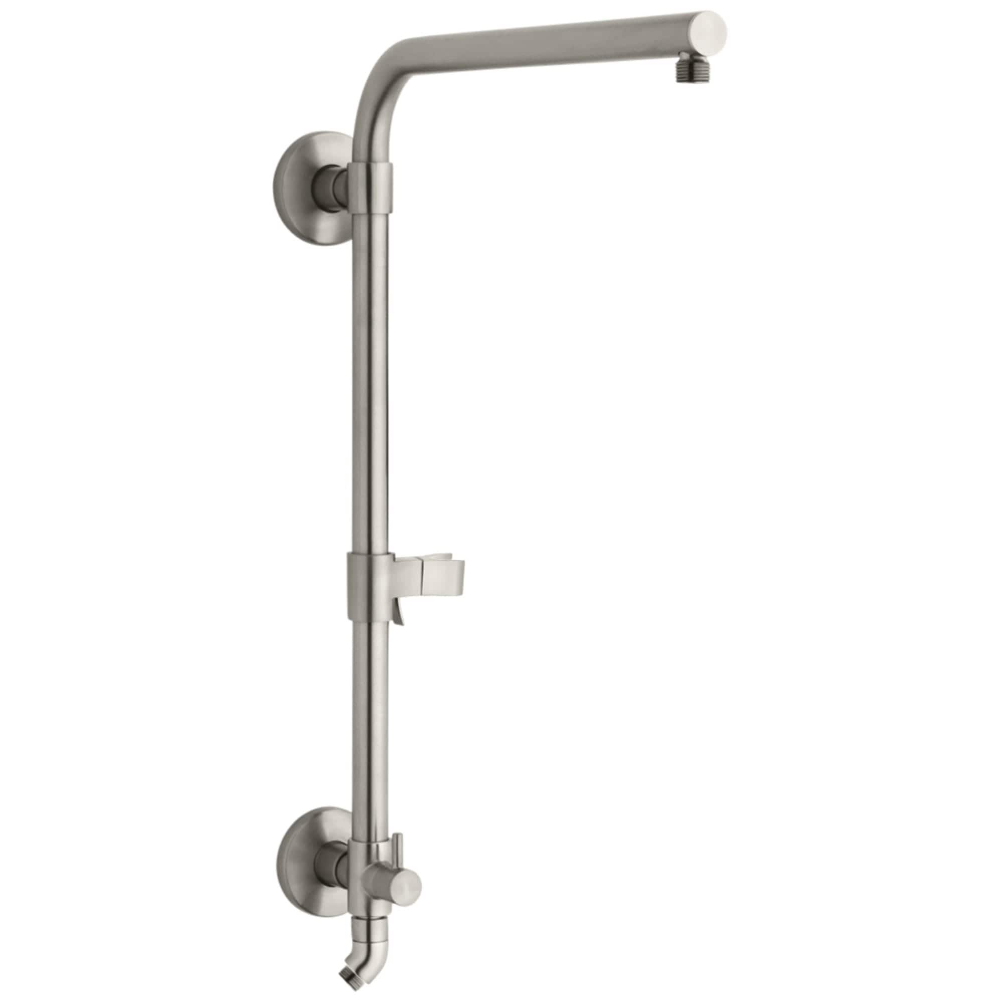 KOHLER 45212-BN HydroRail Vibrant Brushed Nickel 18-in Universal Shower Slide bar 3.0-in -ID