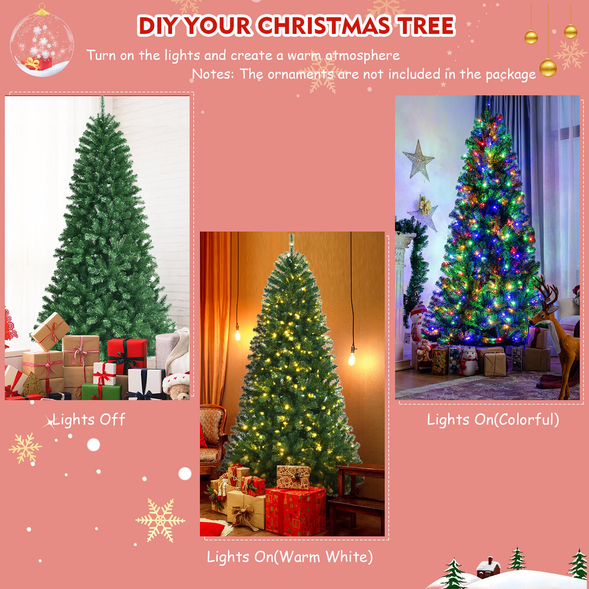 Costway CM23527US Artificial-Christmas-Trees - View #5