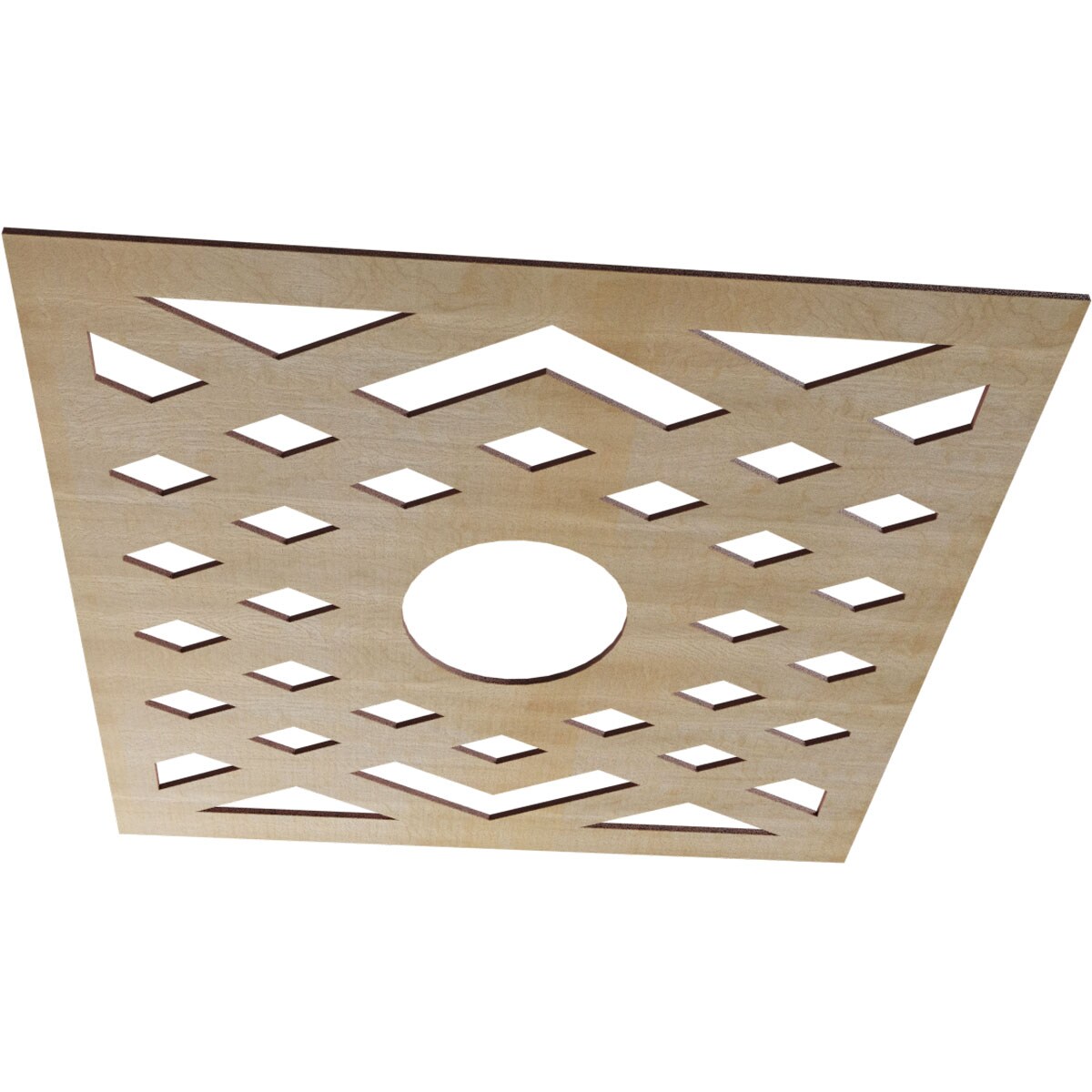 Ekena Millwork CMWP26X26X0250CHHI Ceiling-Medallions - View #2