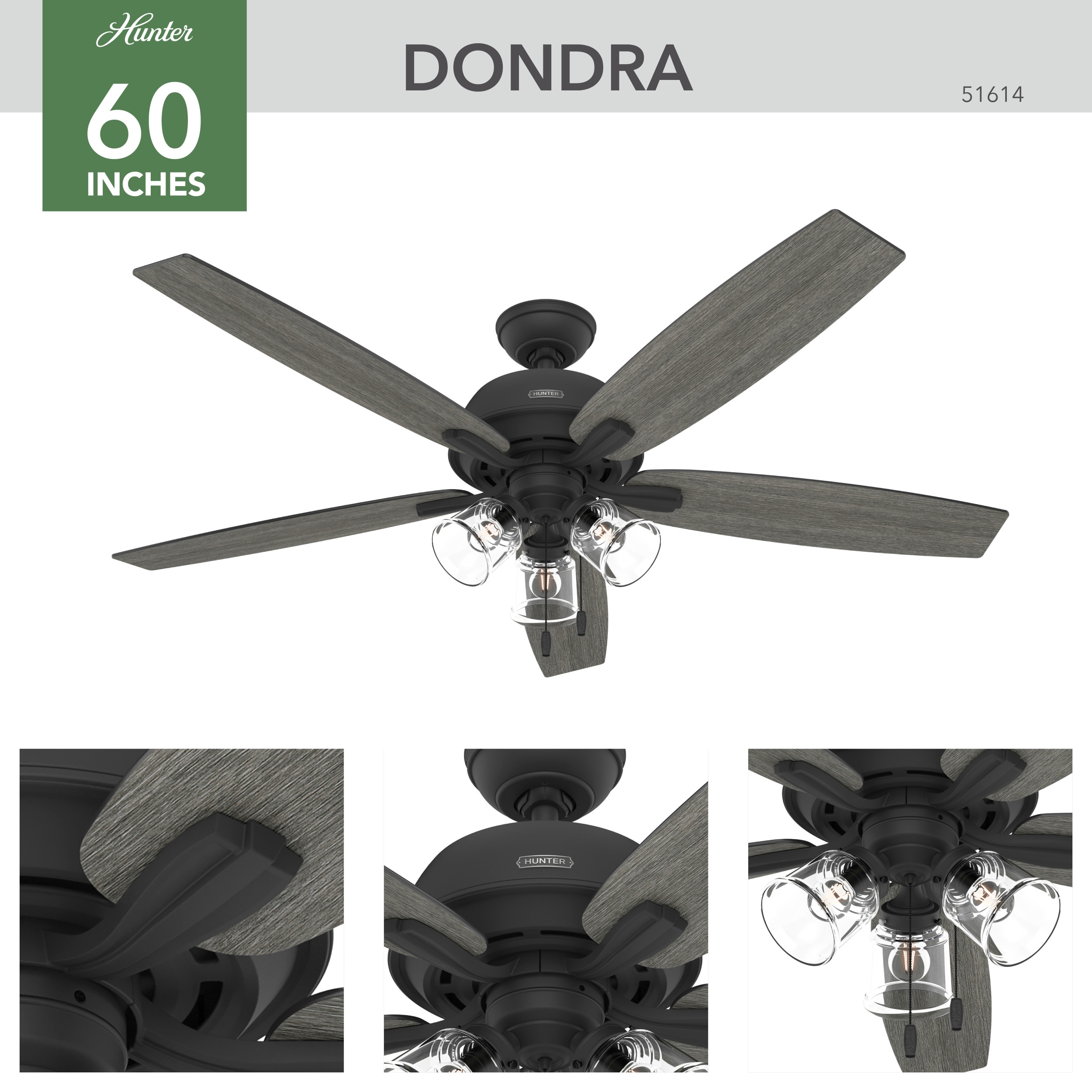 Hunter 51614 Ceiling-Fans - View #2
