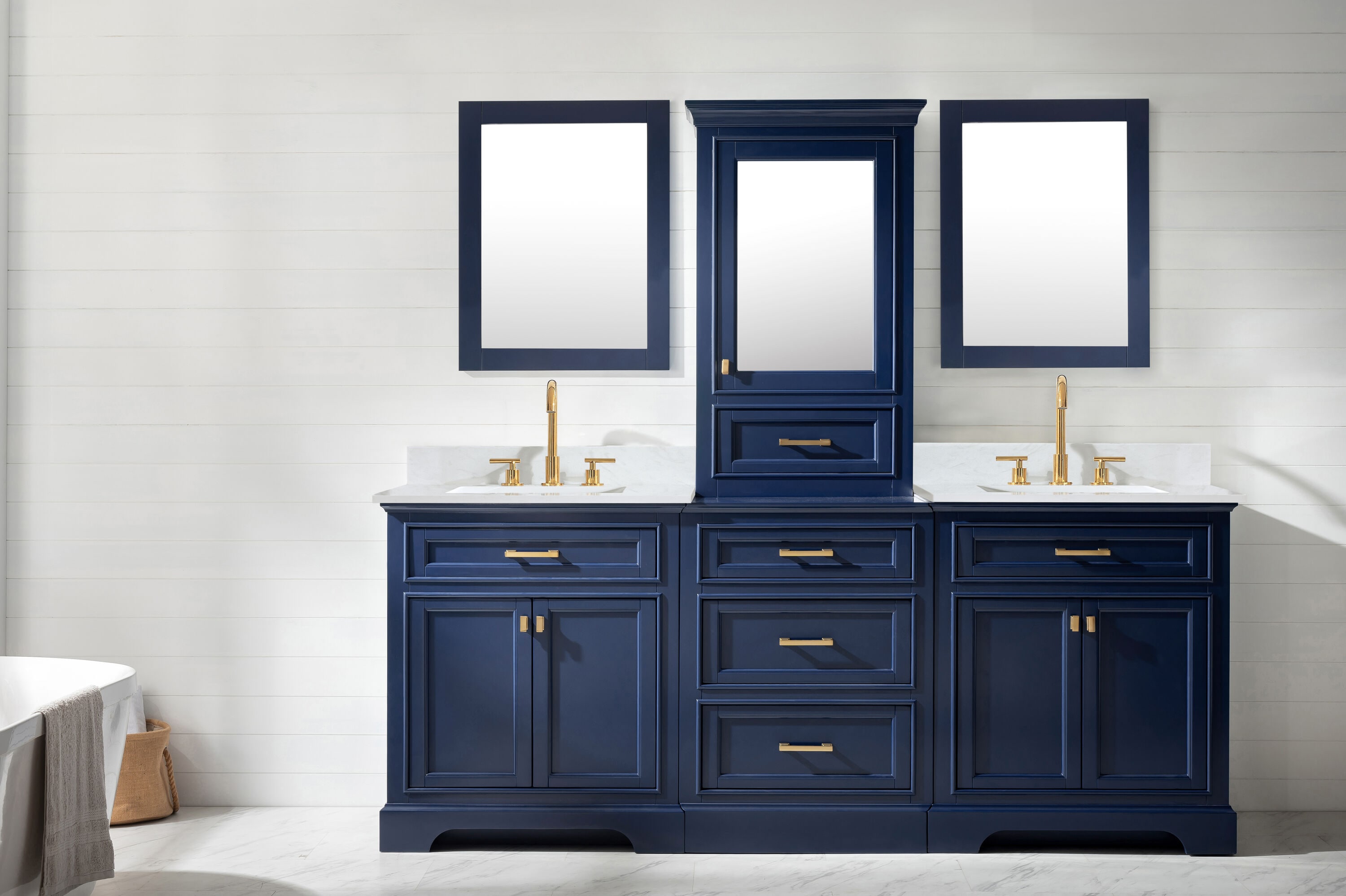 Design Element ML-96MC-BLU Bath-Vanity-Combo - View #2