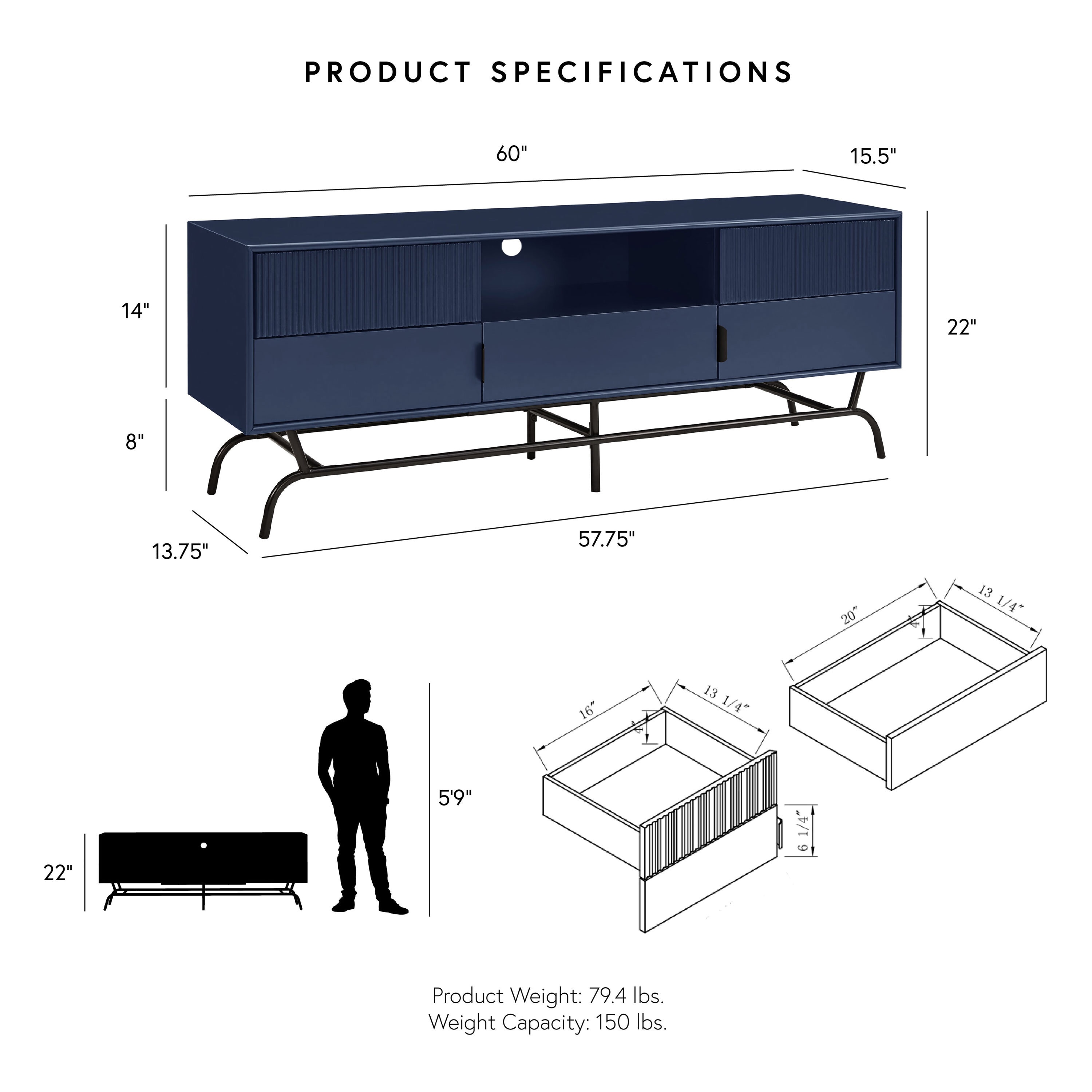 Furniture of America IDI-243228 Tv-Stands - View #3