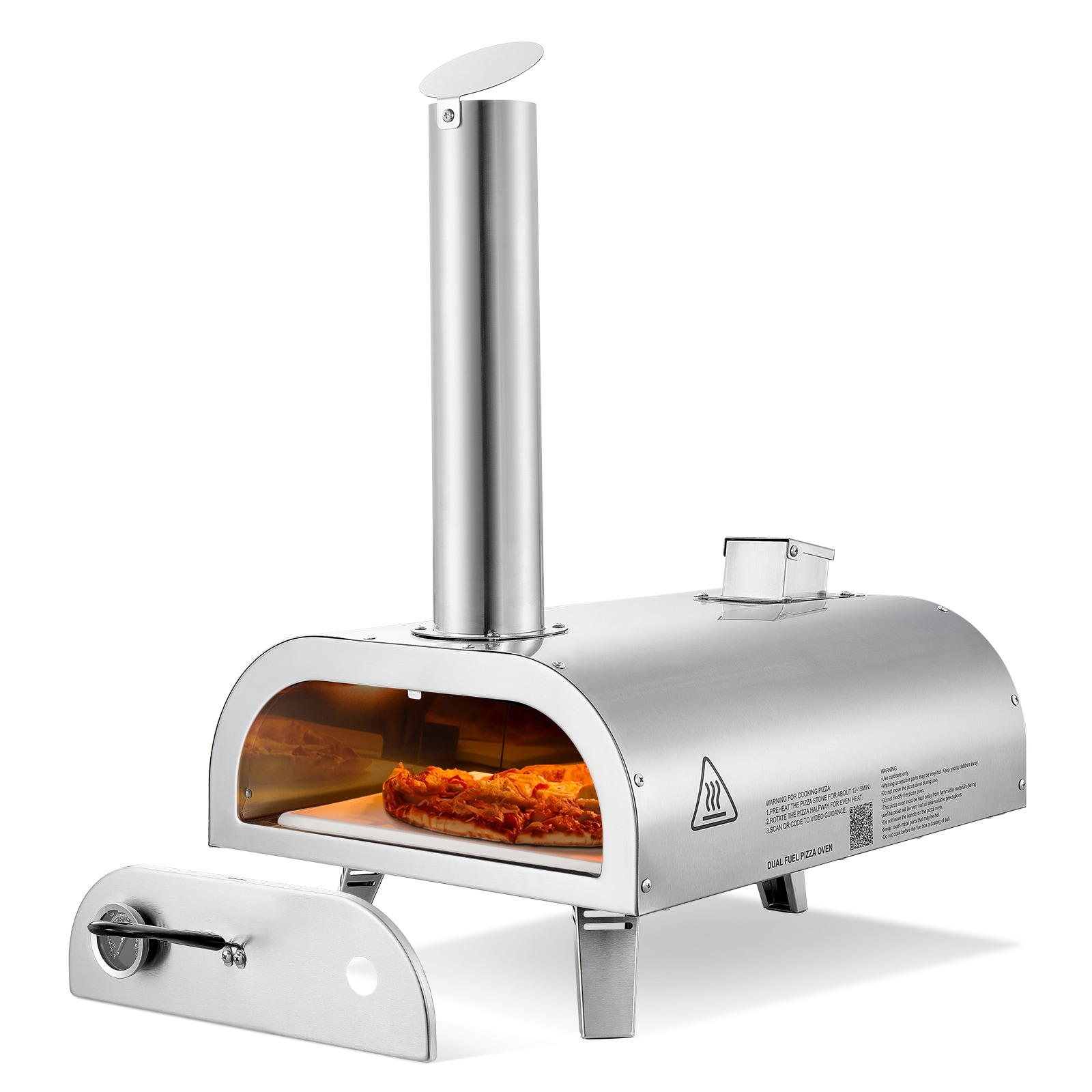 VEVOR BXPSL12YCKLPK77LXV0 Outdoor-Pizza-Ovens - View #9