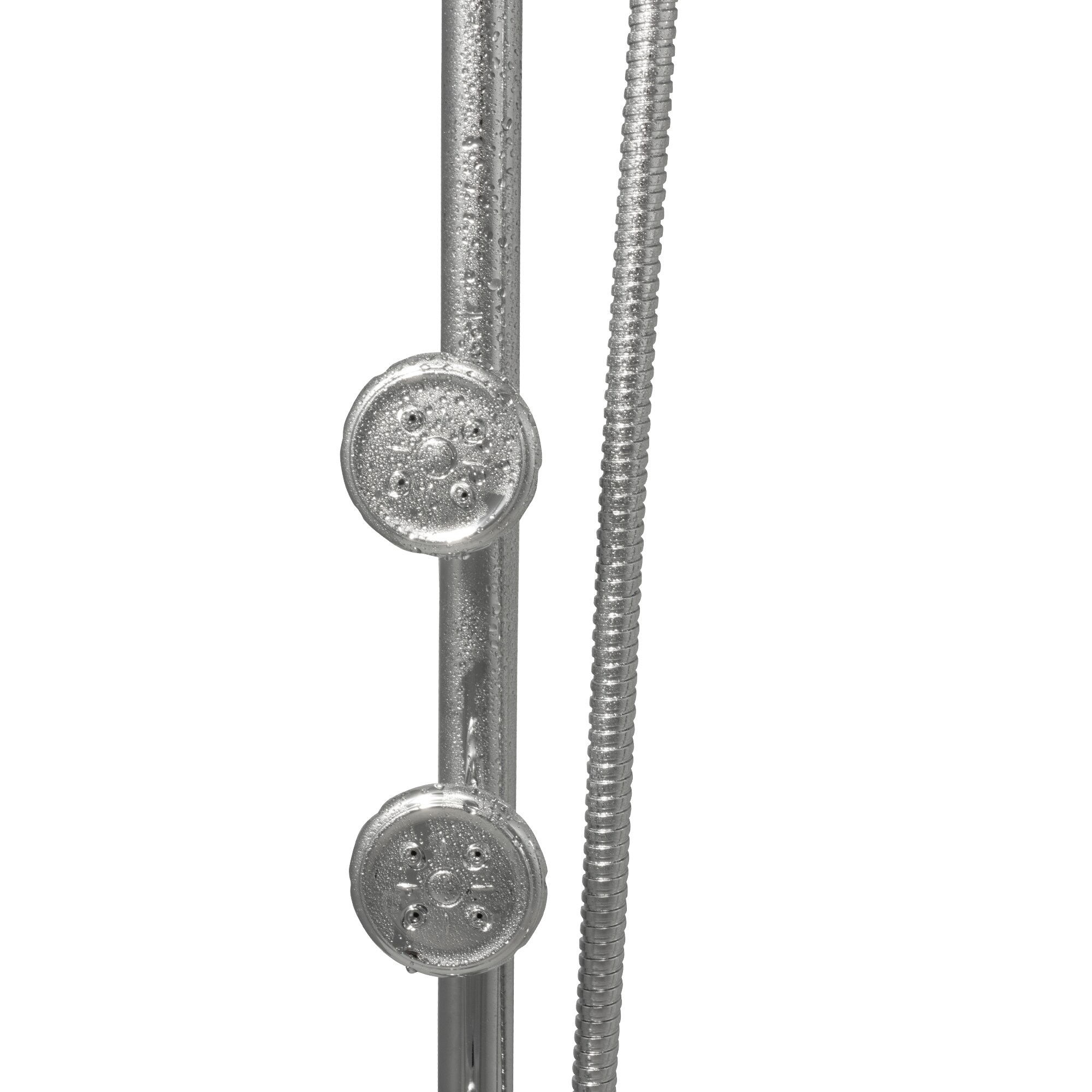 PULSE Chrome Shower Bar System with 3way Diverter in the Shower Systems department at