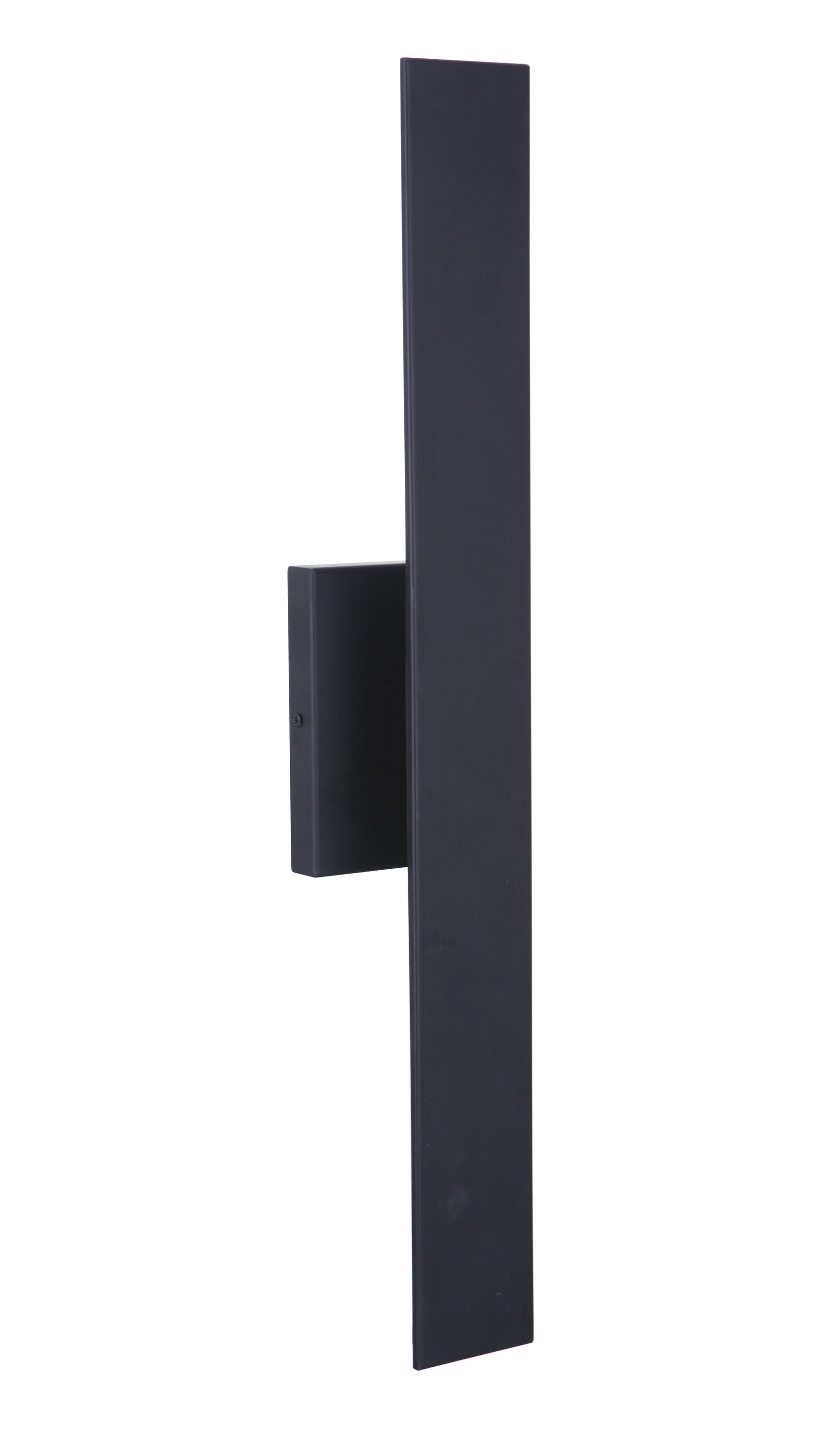 Craftmade Rens 24-in H Black Integrated LED Outdoor Wall Light in the ...