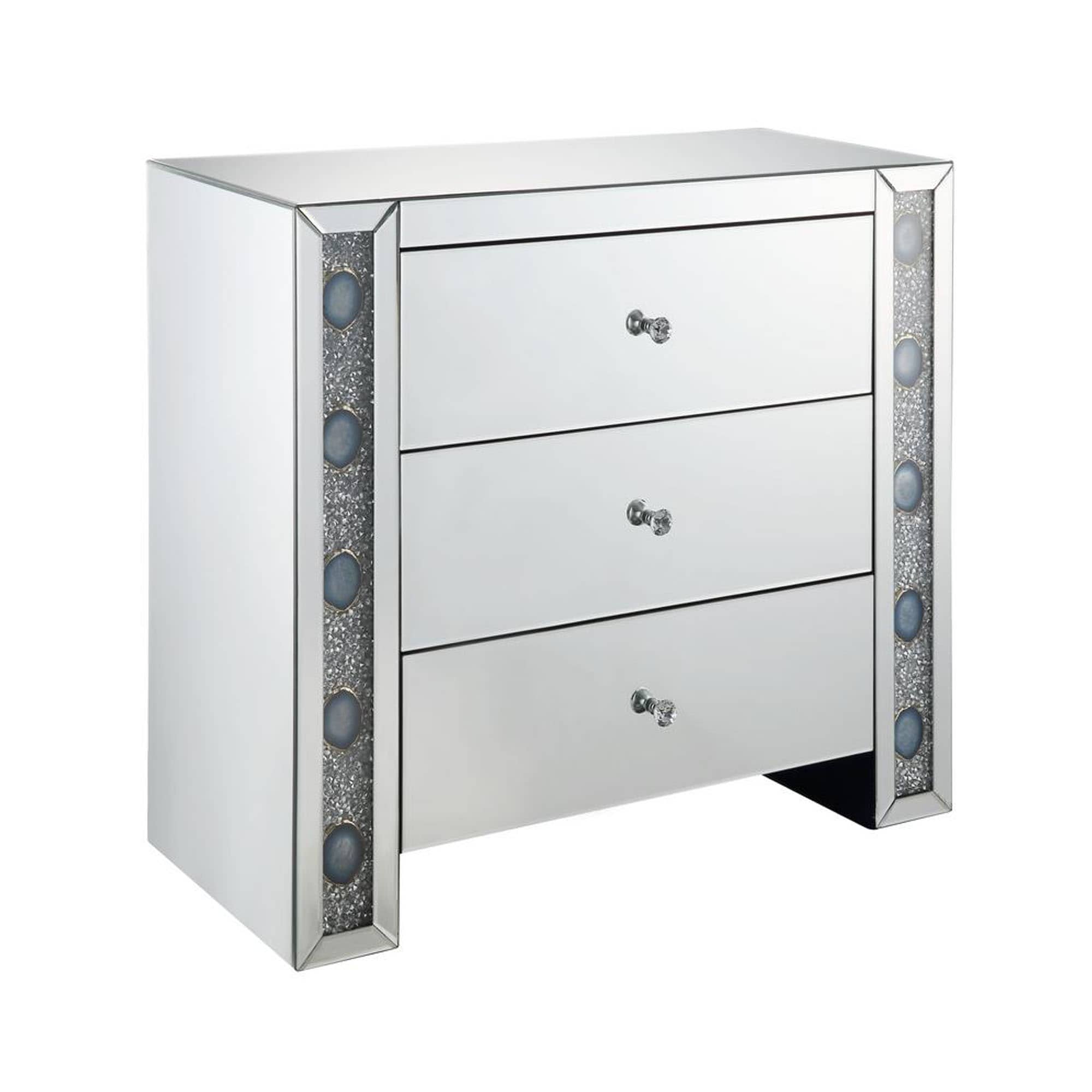 Benzara BM191447 Modern Silver Console Table