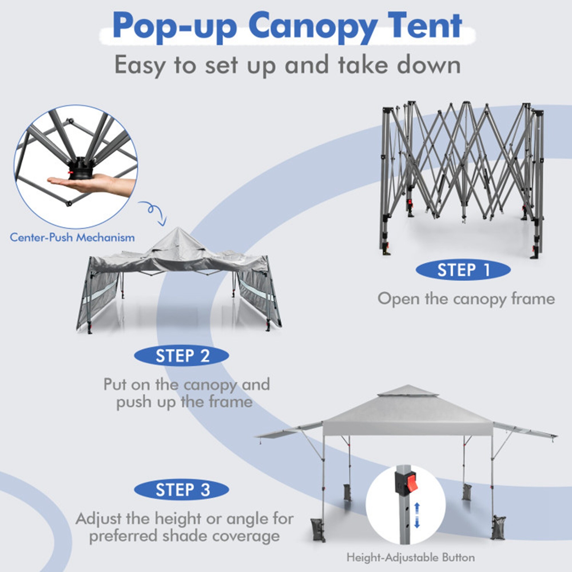 WELLFOR TDJ10844WH Canopies-Sl - View #8