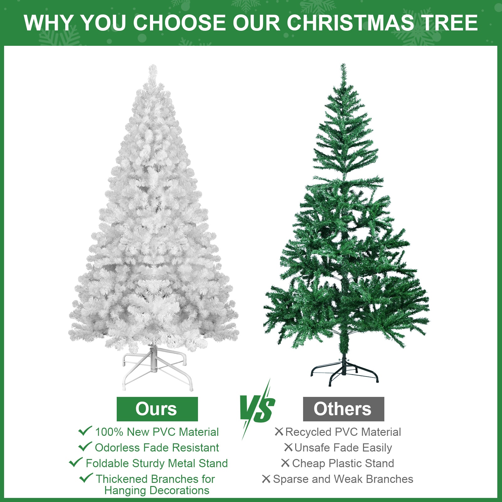 LUXEYARD DS-L-YC552 Artificial-Christmas-Trees - View #6