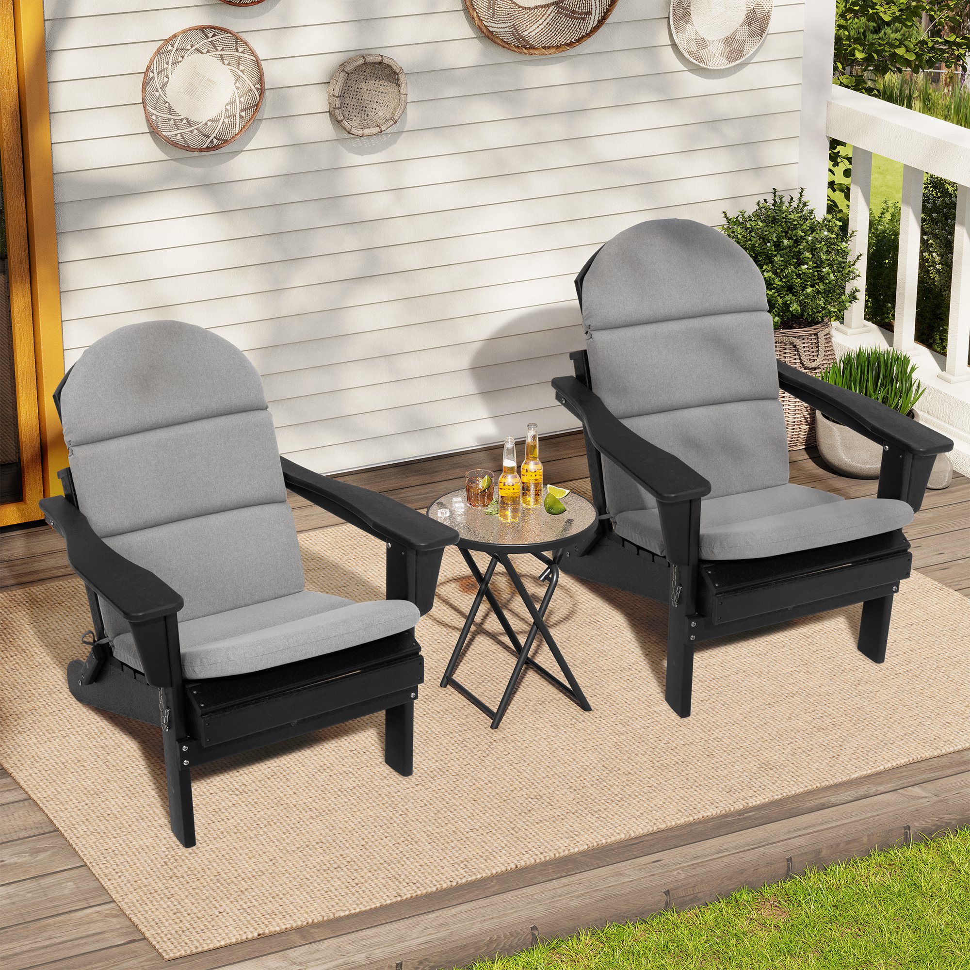 CloudFly CL-CU006LGY-1 Patio-Furniture-Cushions - View #10
