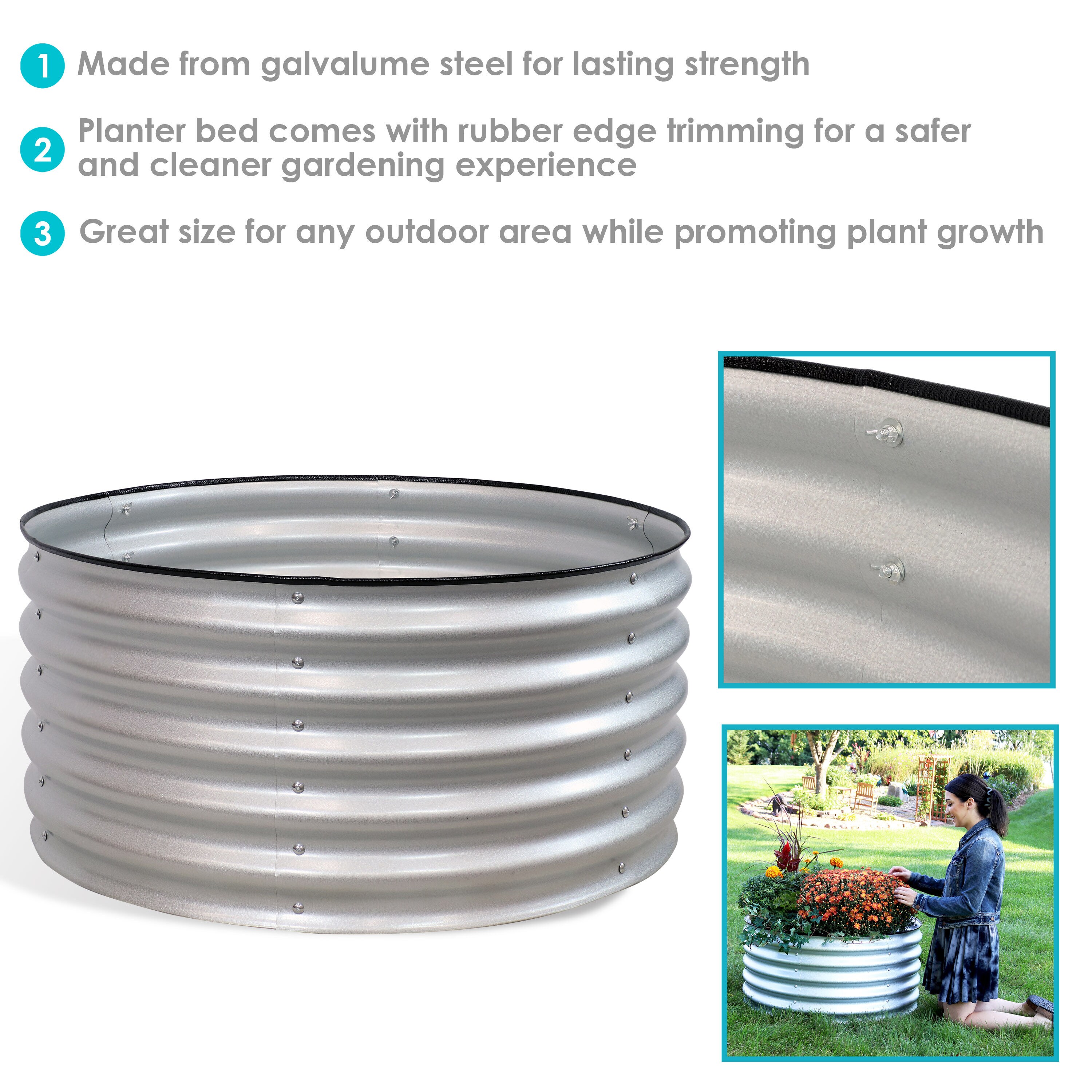 Sunnydaze Decor HST-945 Raised-Garden-Beds - View #3