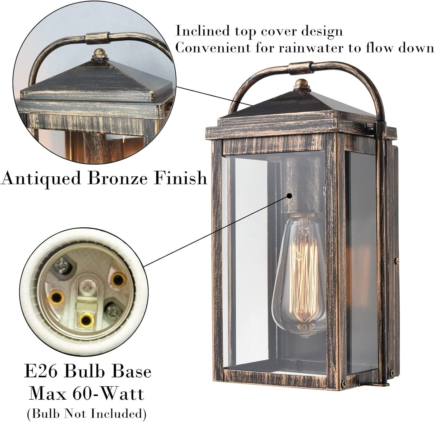 Claxy TY-T3268BU-SJ Outdoor-Wall-Lighting - View #2