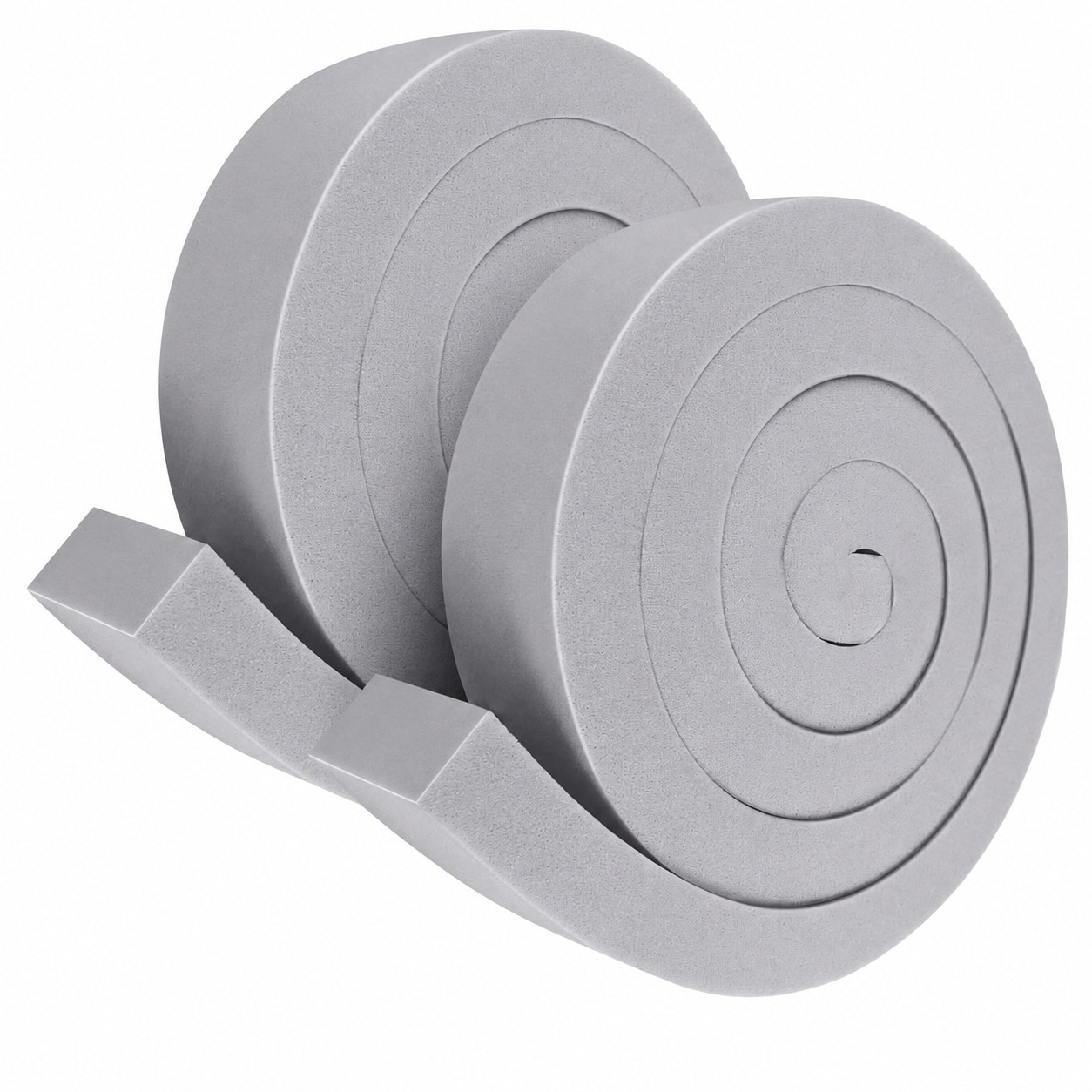 Aoibox  2 Pack Gray High Density Foam Insulation Strips for Window Air Conditioner Units 2 in x 1 in x 6 5 ft