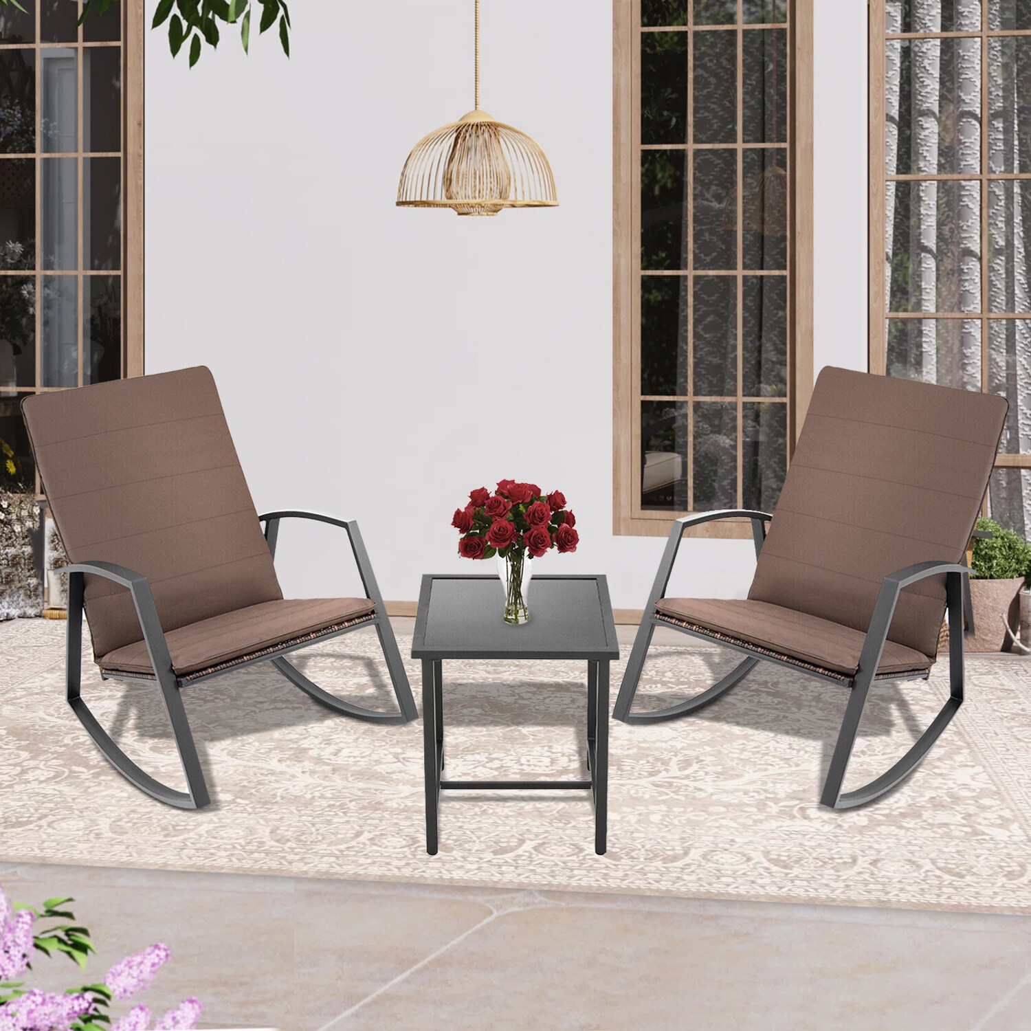 WELLFOR TDS10512CF Patio-Conversation-Sets - View #2