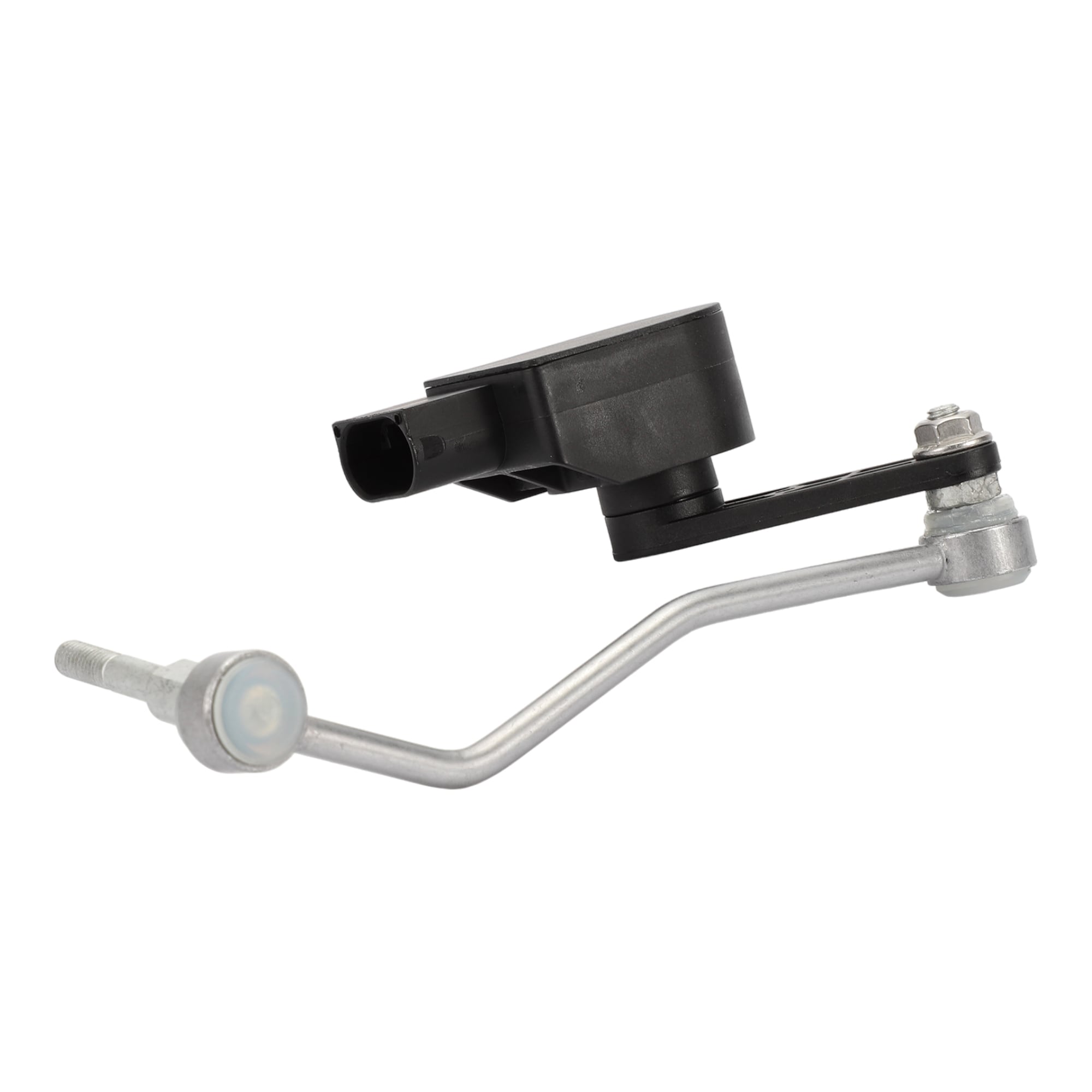 Unique Bargains Air Suspension Ride Height Level Sensor No.3W0941285C - Car Front Left Headlight Level Sensor - for Bentley for Continental GT Metal Black - 1pc