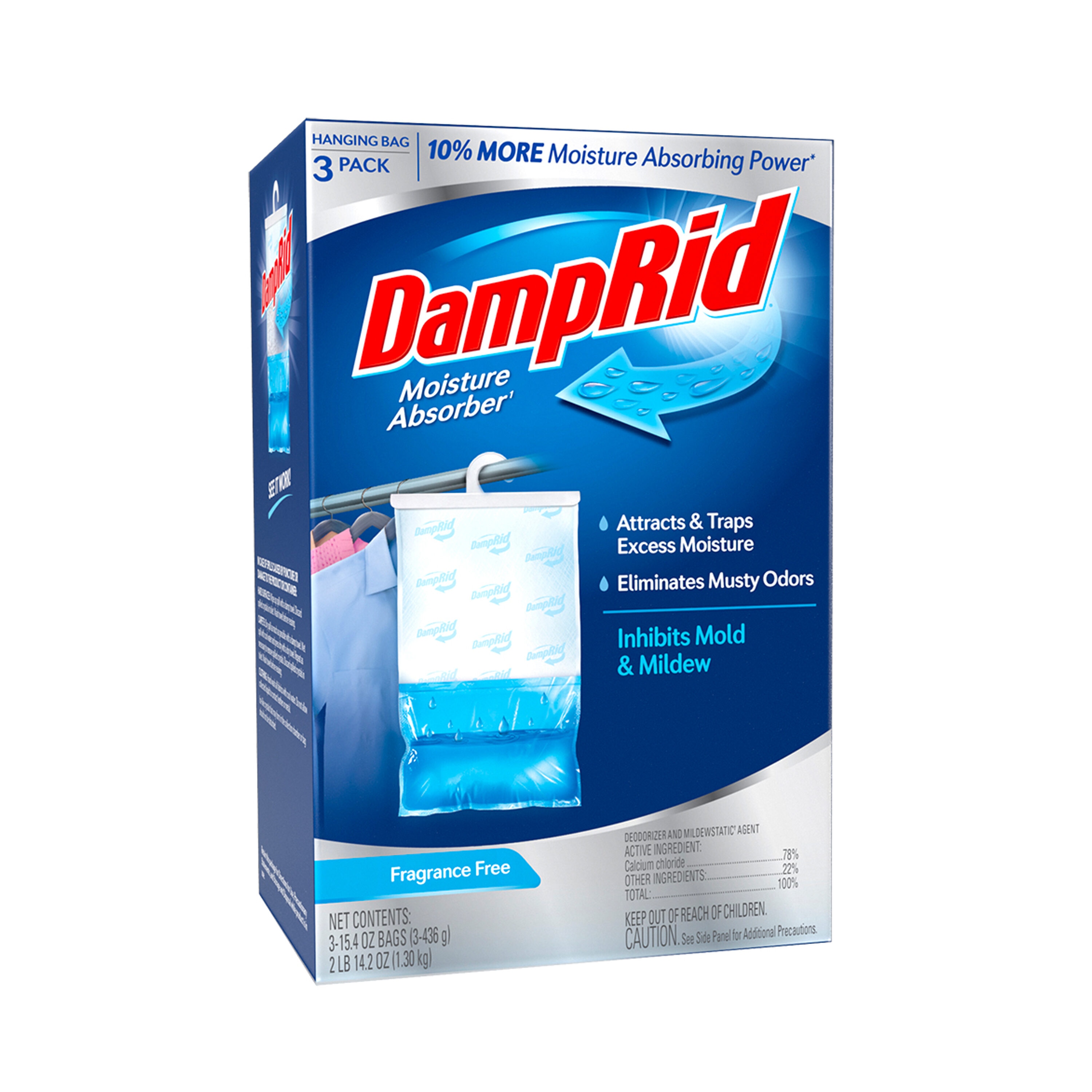 DampRid 46.2-oz Unscented Hanging Moisture Absorber in the Moisture  Absorbers department at