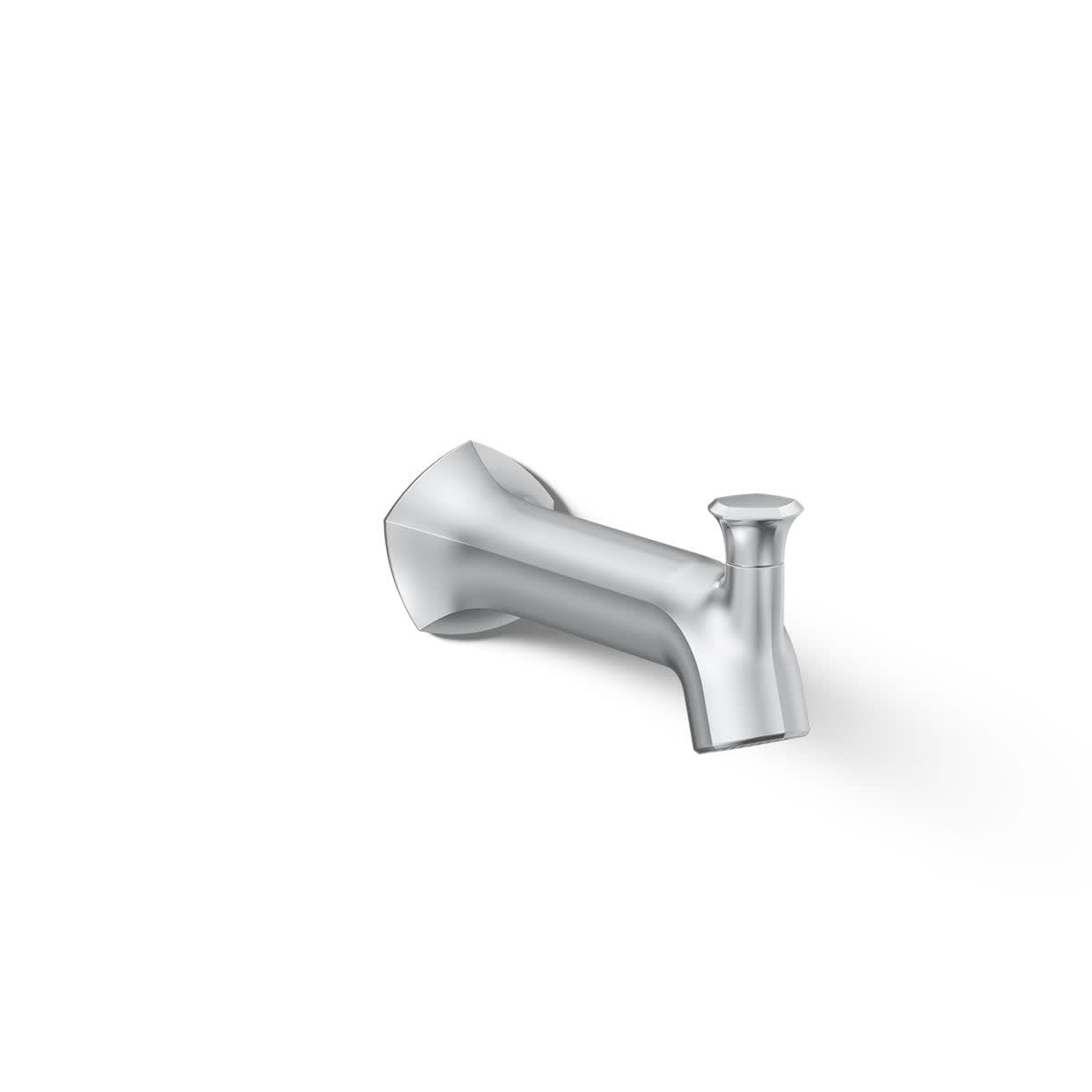 KOHLER Occasion Polished Chrome Sold separately Wall-mount Low-arc Bathtub Faucet
