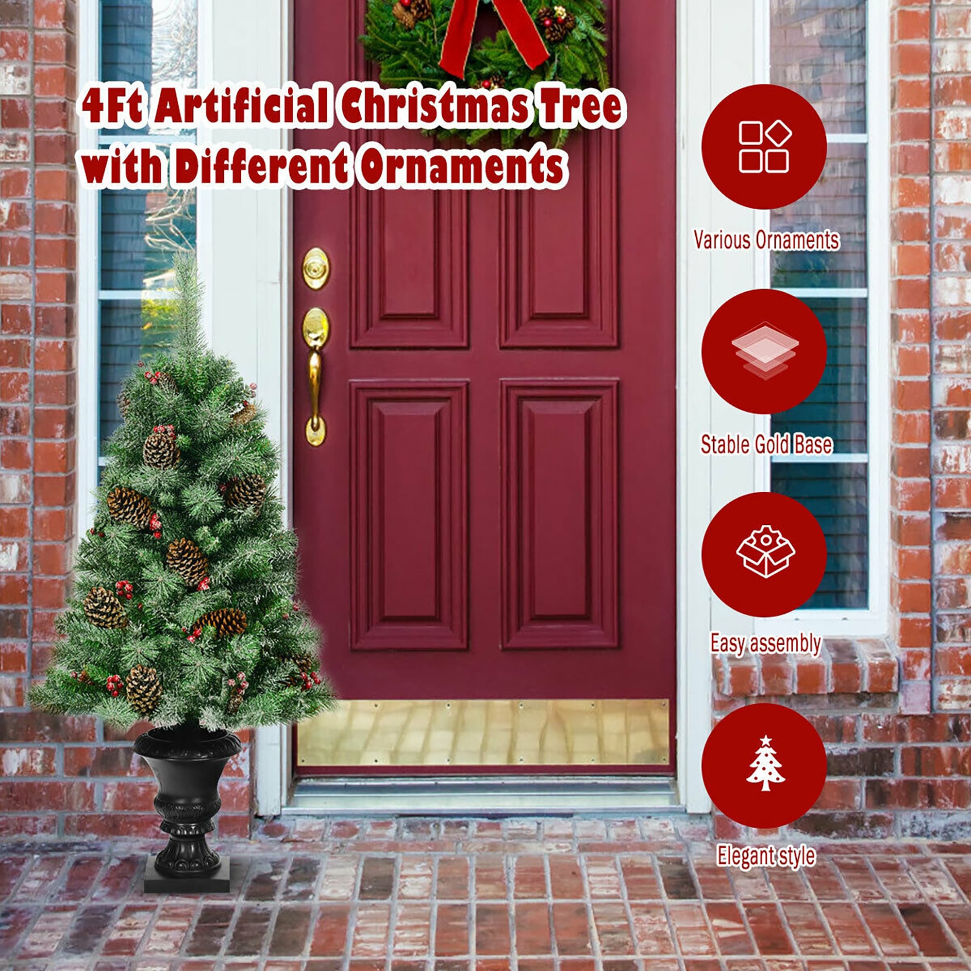 Forclover HYFW-TR794 Artificial-Christmas-Trees - View #3