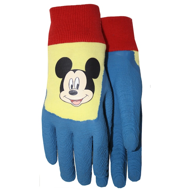 Child Blue Cotton Garden Gloves, All Cotton Garden Gloves