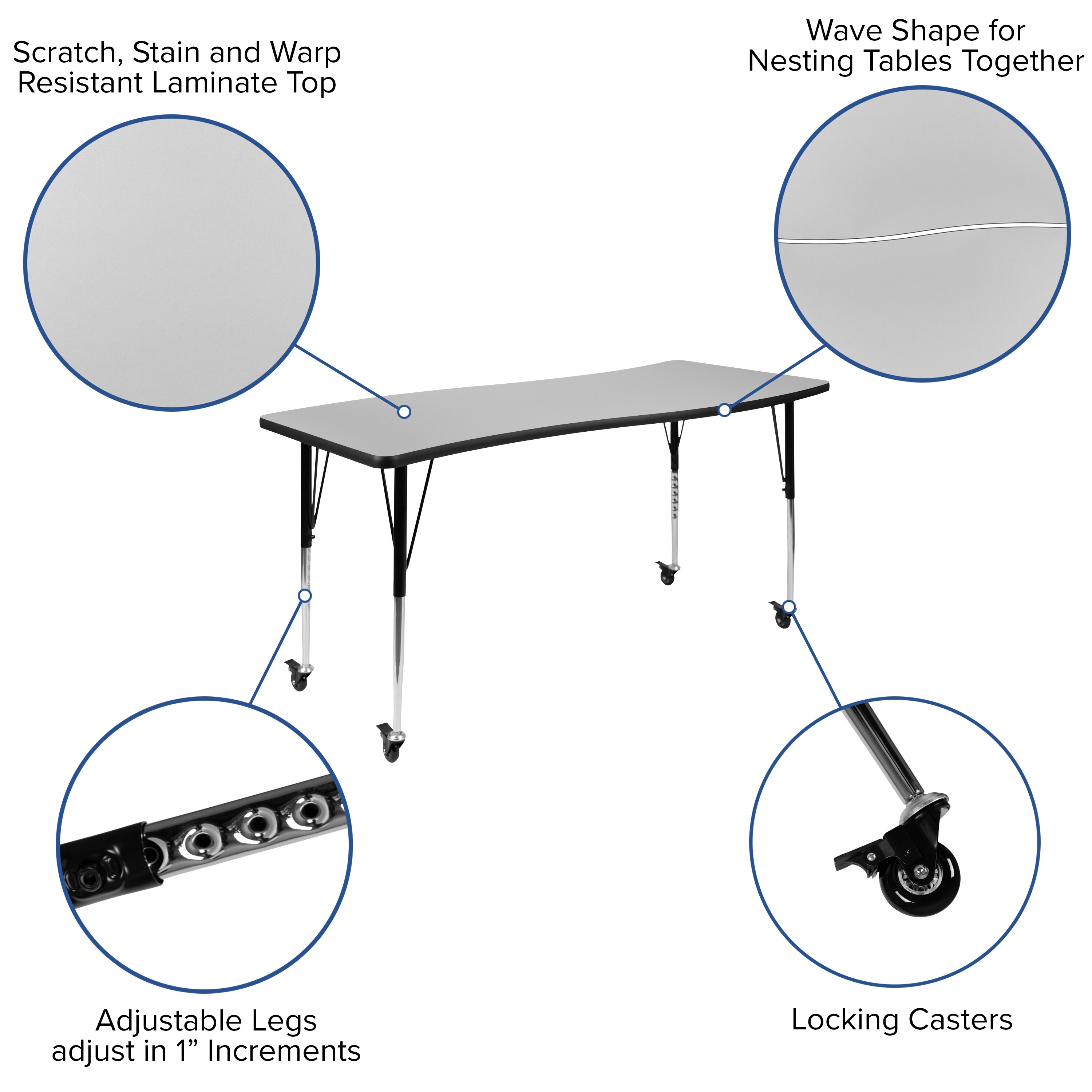 Flash Furniture 889142515104 Kids-Play-Tables - View #4