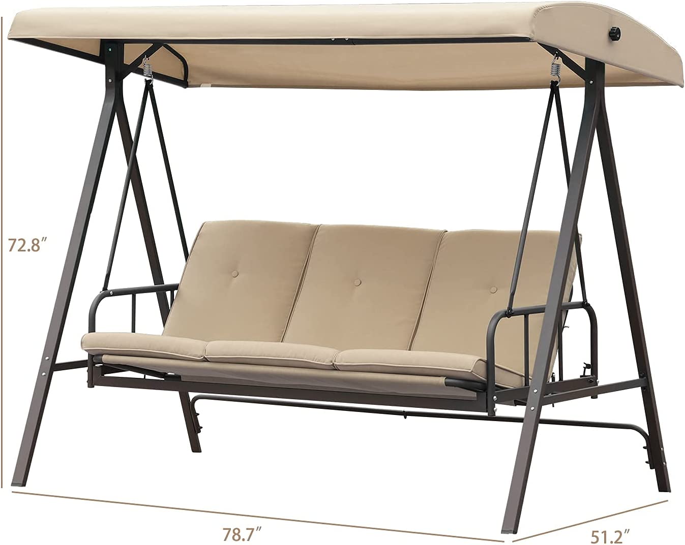 Aoodor A052-PBNBN Swing-Gliders - View #2