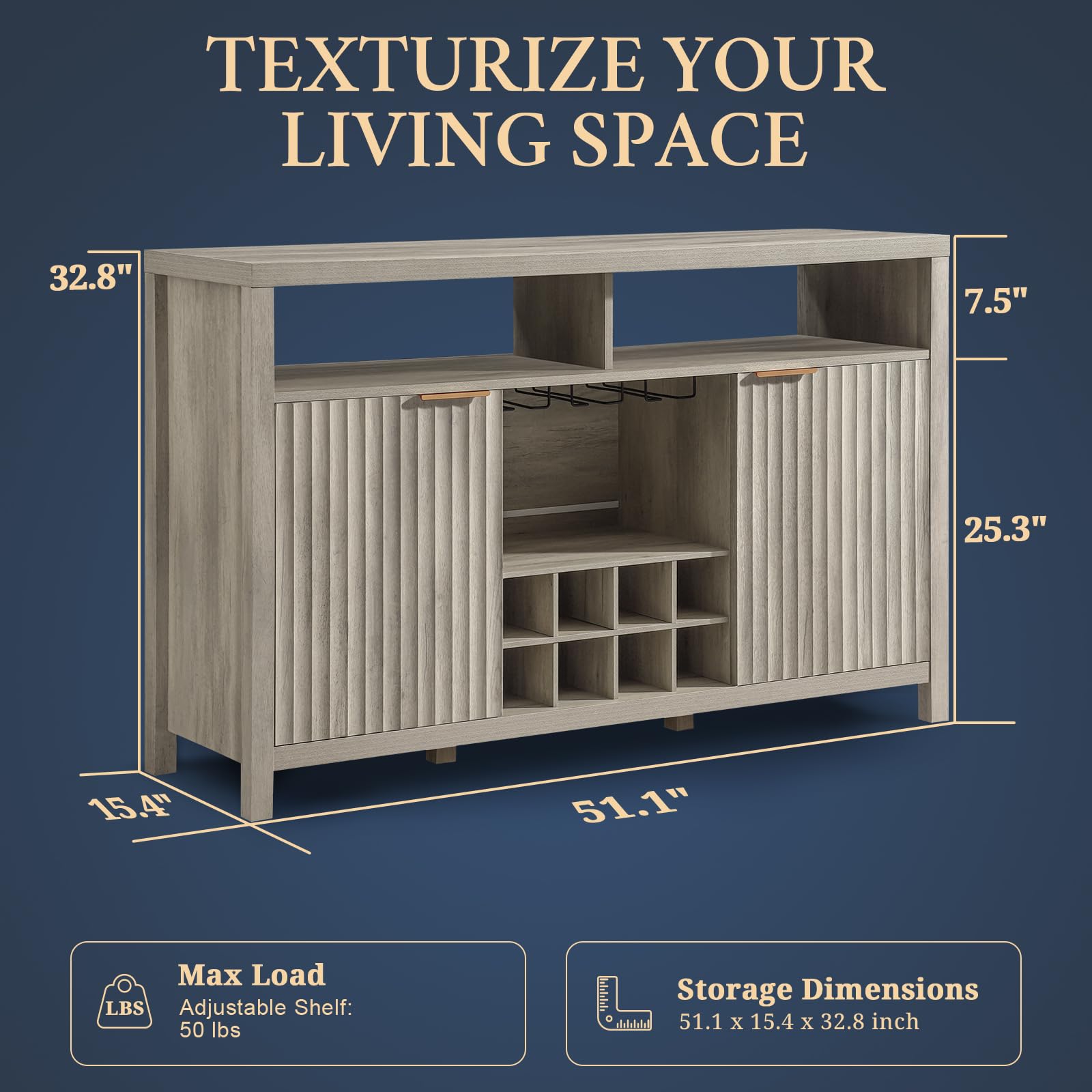 LTMATE LSAFSB0001BK Wine-Racks - View #2