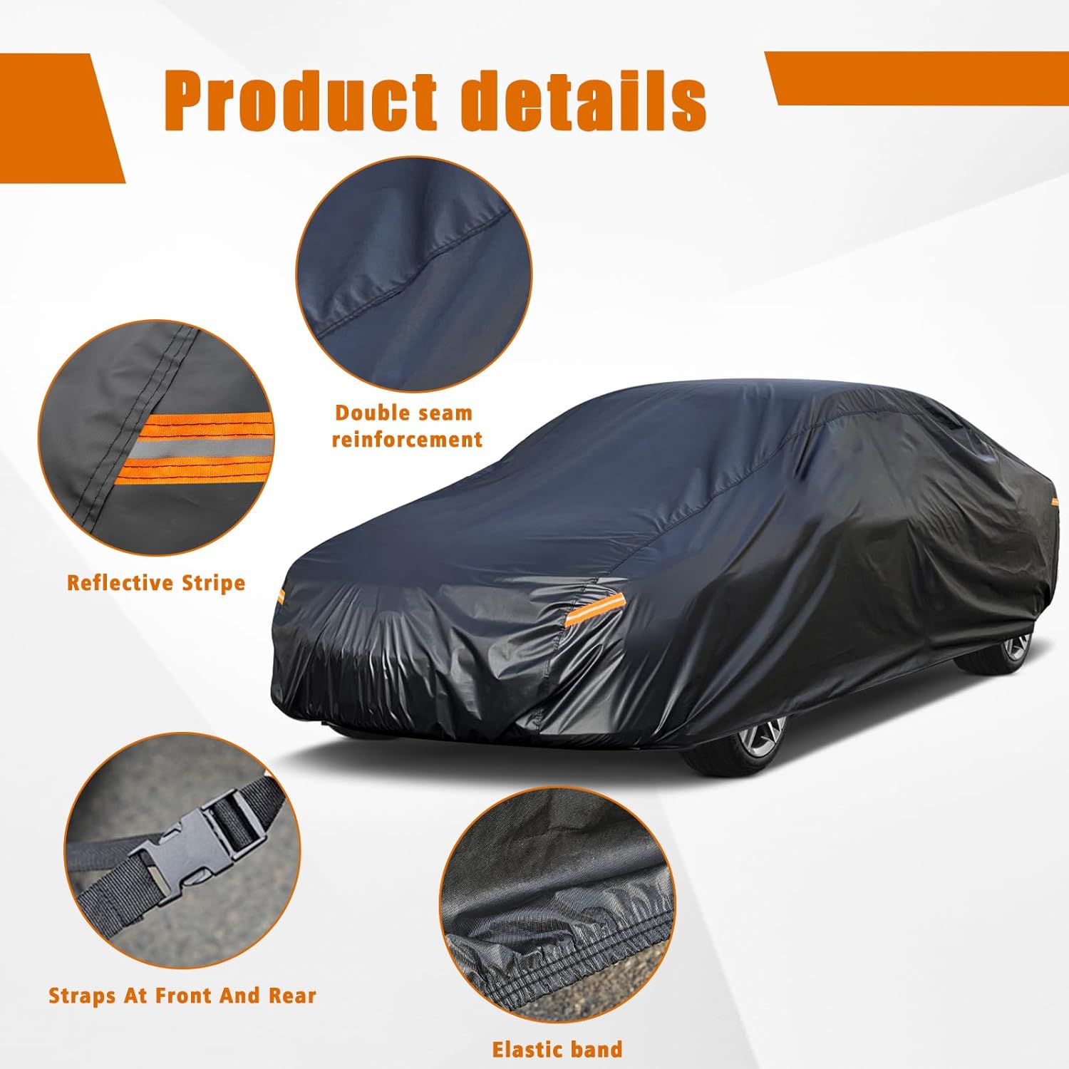 Holthly B0BW5SKSP2 Universal-Car-Covers - View #4