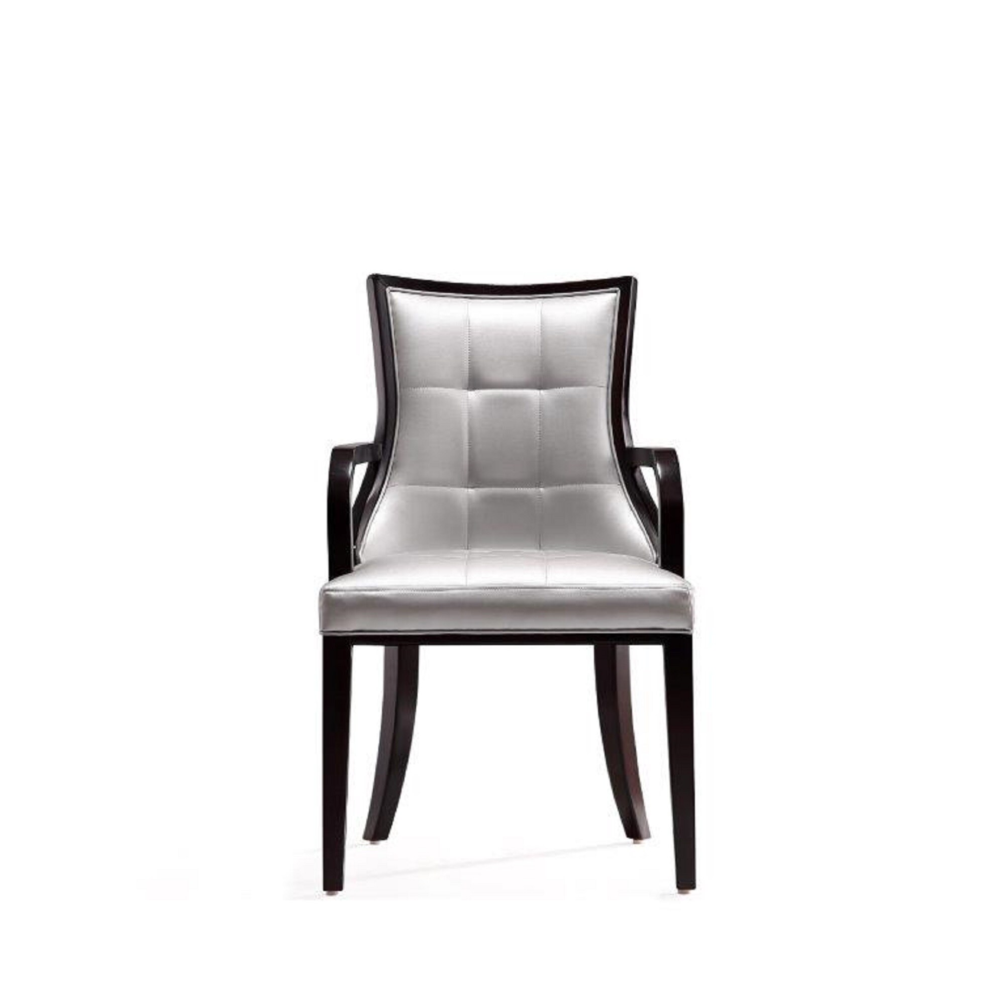 faux leather dining arm chairs