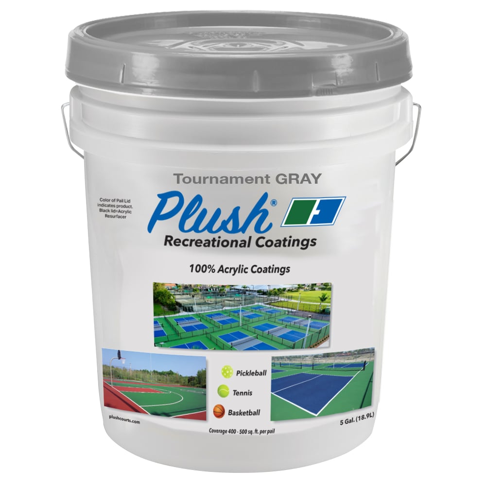 Plush Recreational Coatings 32004 Gray Matte Exterior Anti-Skid Porch and Floor paint ( 5-gallon )