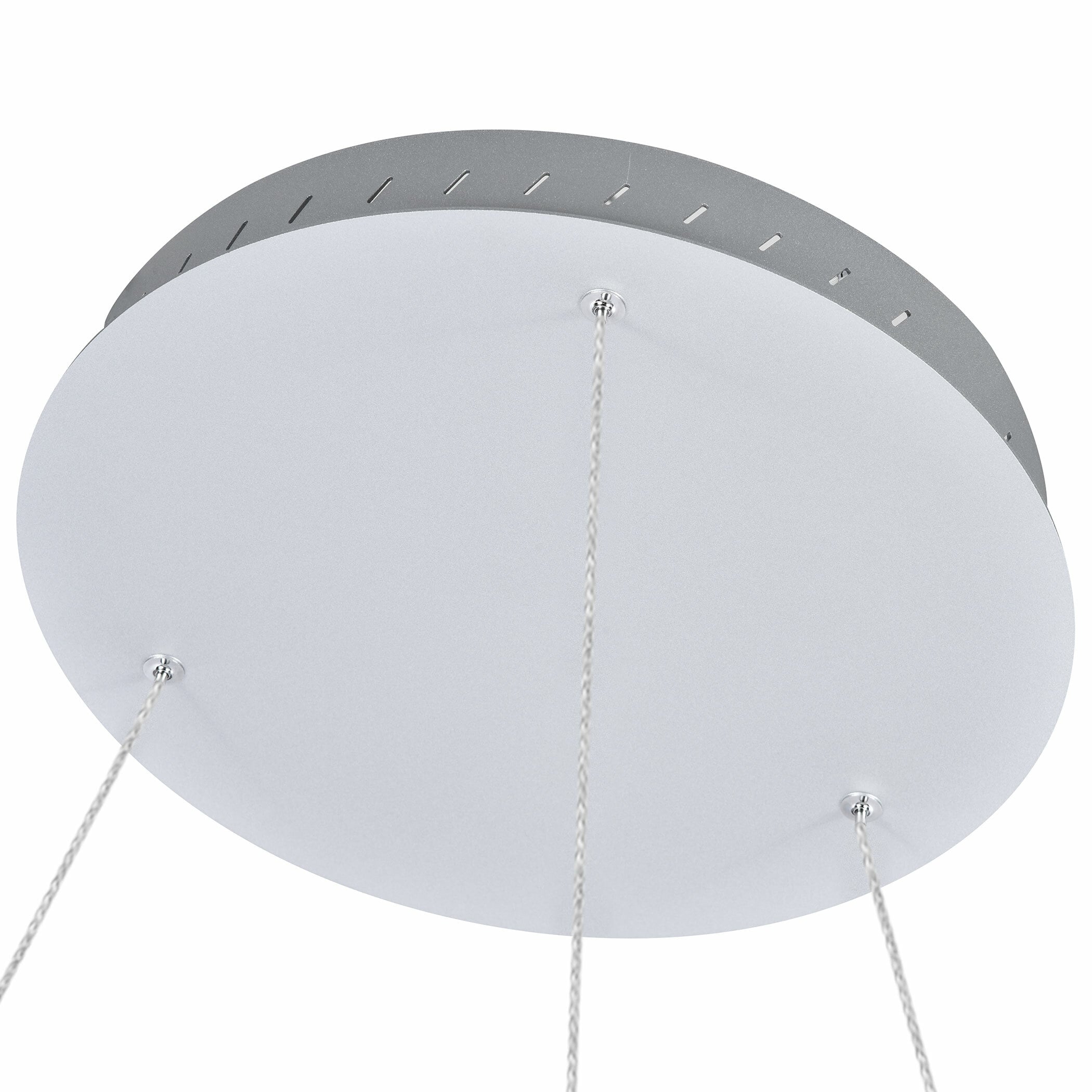 Tania Nickel 39" Drum LED Pendant Chandelier