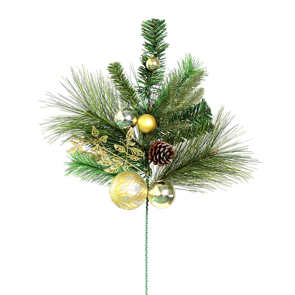 Vickerman Branch Spray Christmas Tree Pick in the Christmas Picks ...