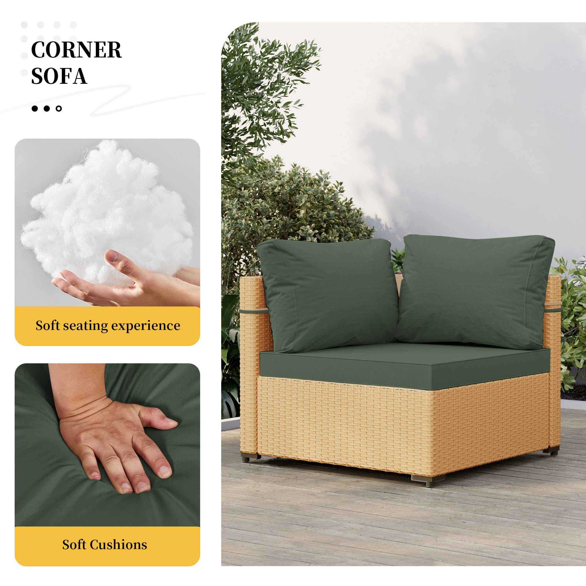 UPHA TBBE-ABC-TUGREEN Patio-Conversation-Sets - View #4