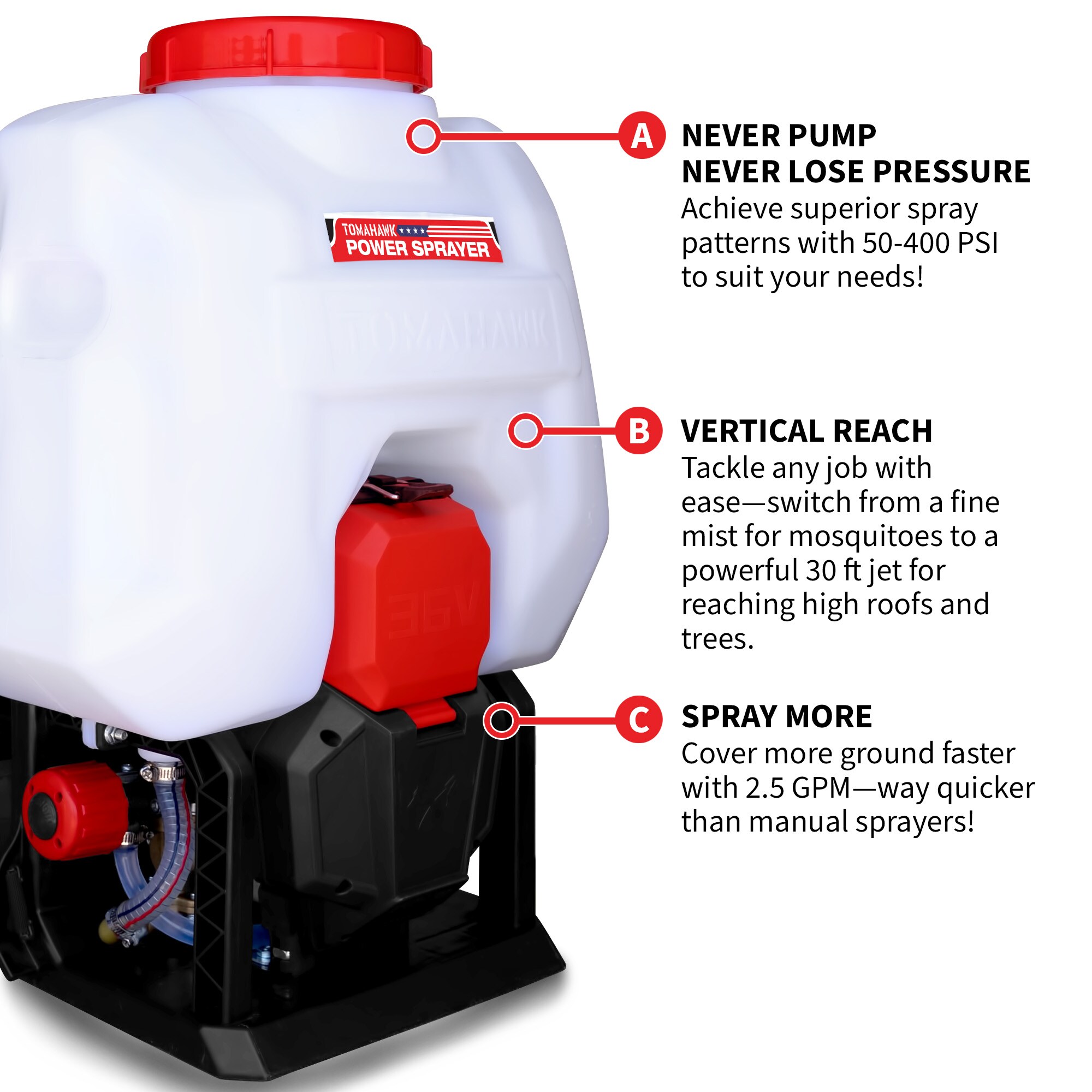 Tomahawk Power ETPS25 Tank-Sprayers - View #8