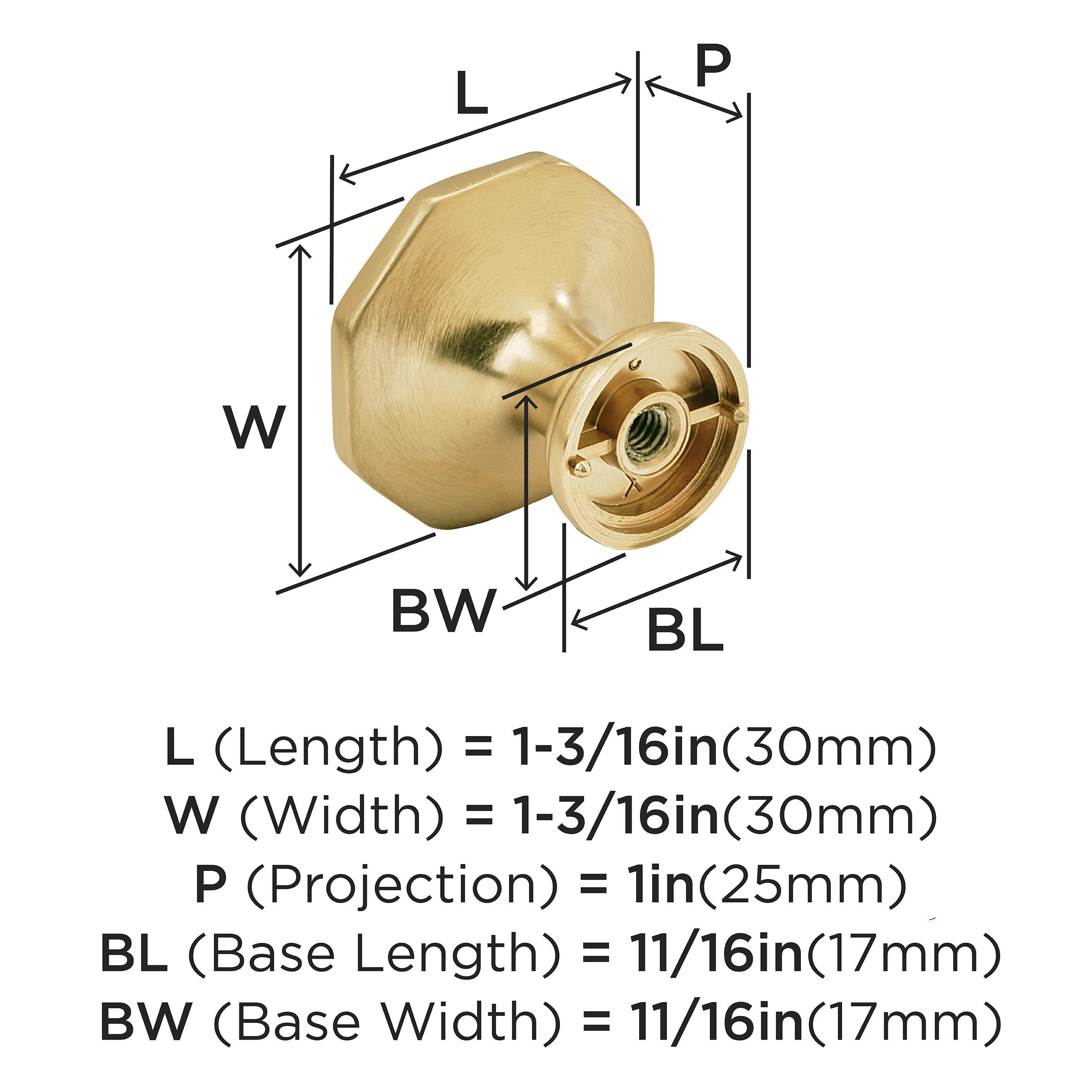 Amerock 25VMP37335CZ Cabinet-Knobs - View #4
