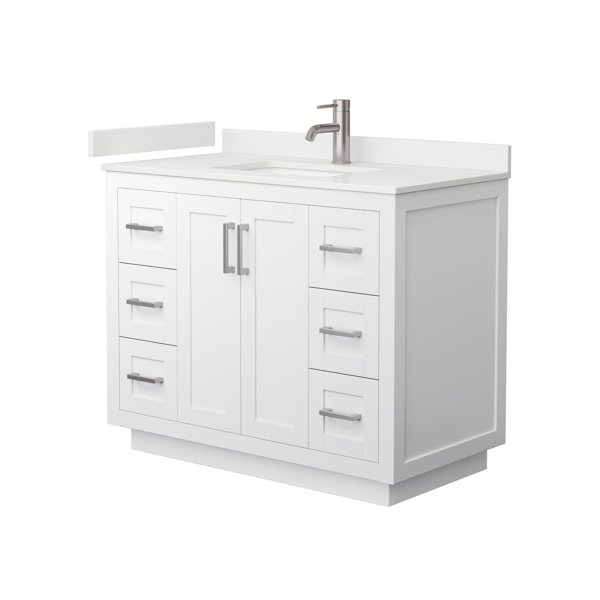 Wyndham Collection WCF292942SWHWQUNSMXX Bath-Vanity-Combo - View #2