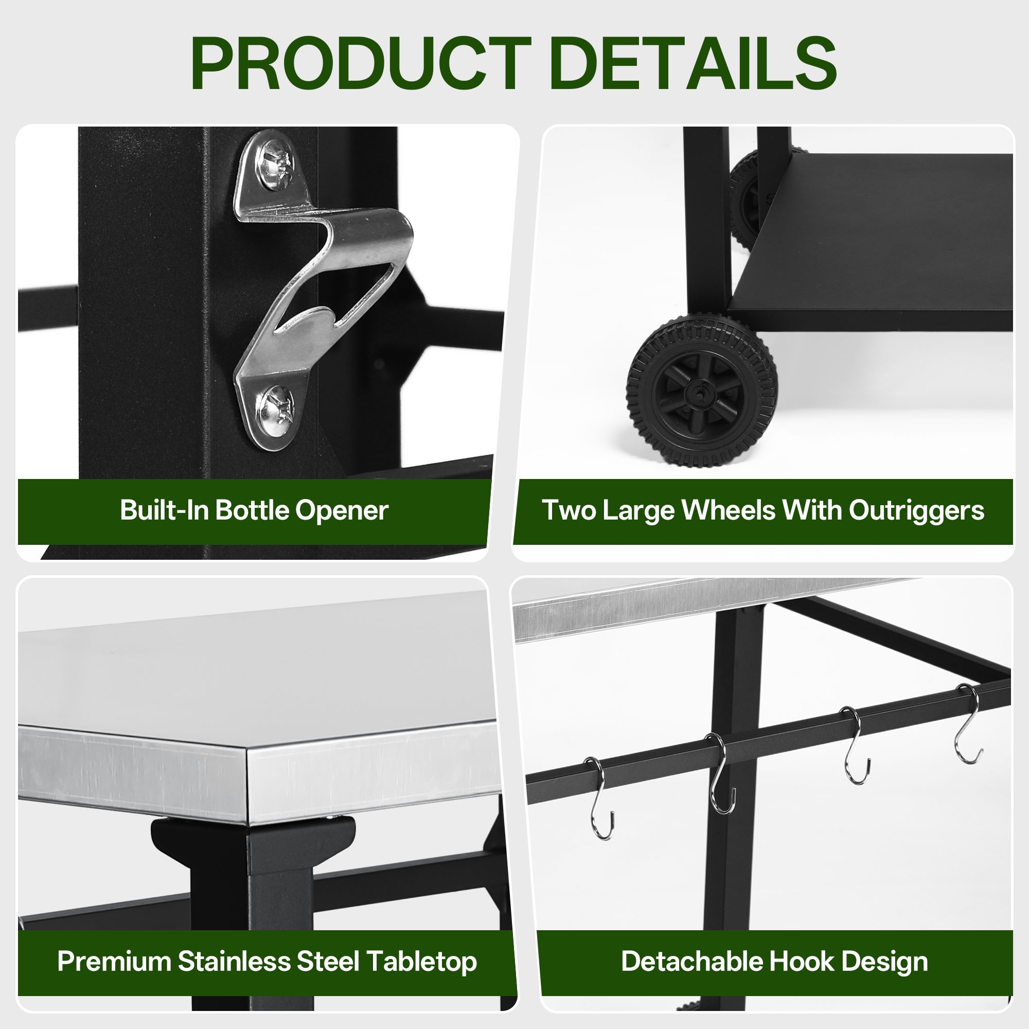 BABOOM BOM-P447328-OR Grill-Carts-Grill-Stands - View #4