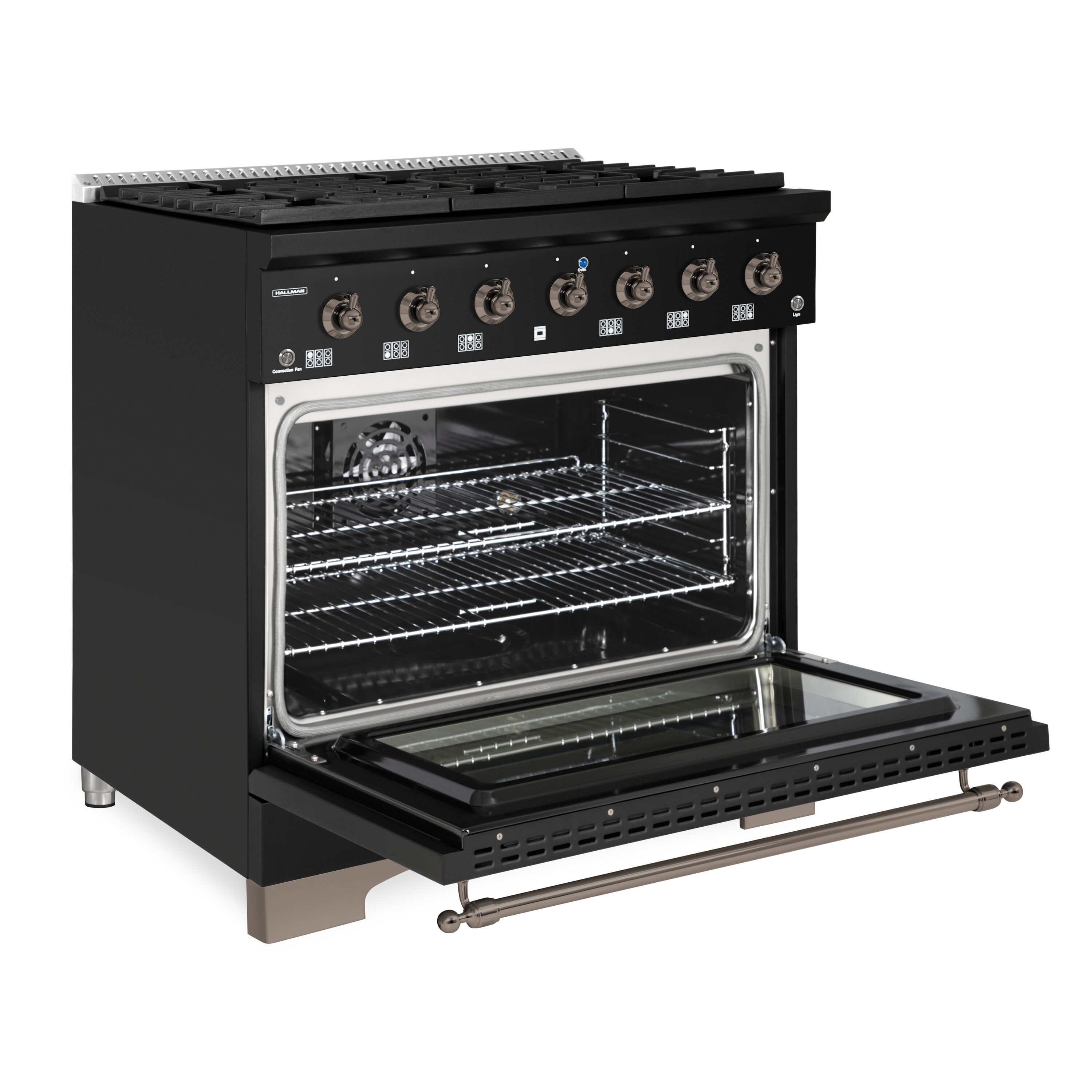 Hallman HCLRDF36BZMG Dual-Fuel-Ranges - View #5