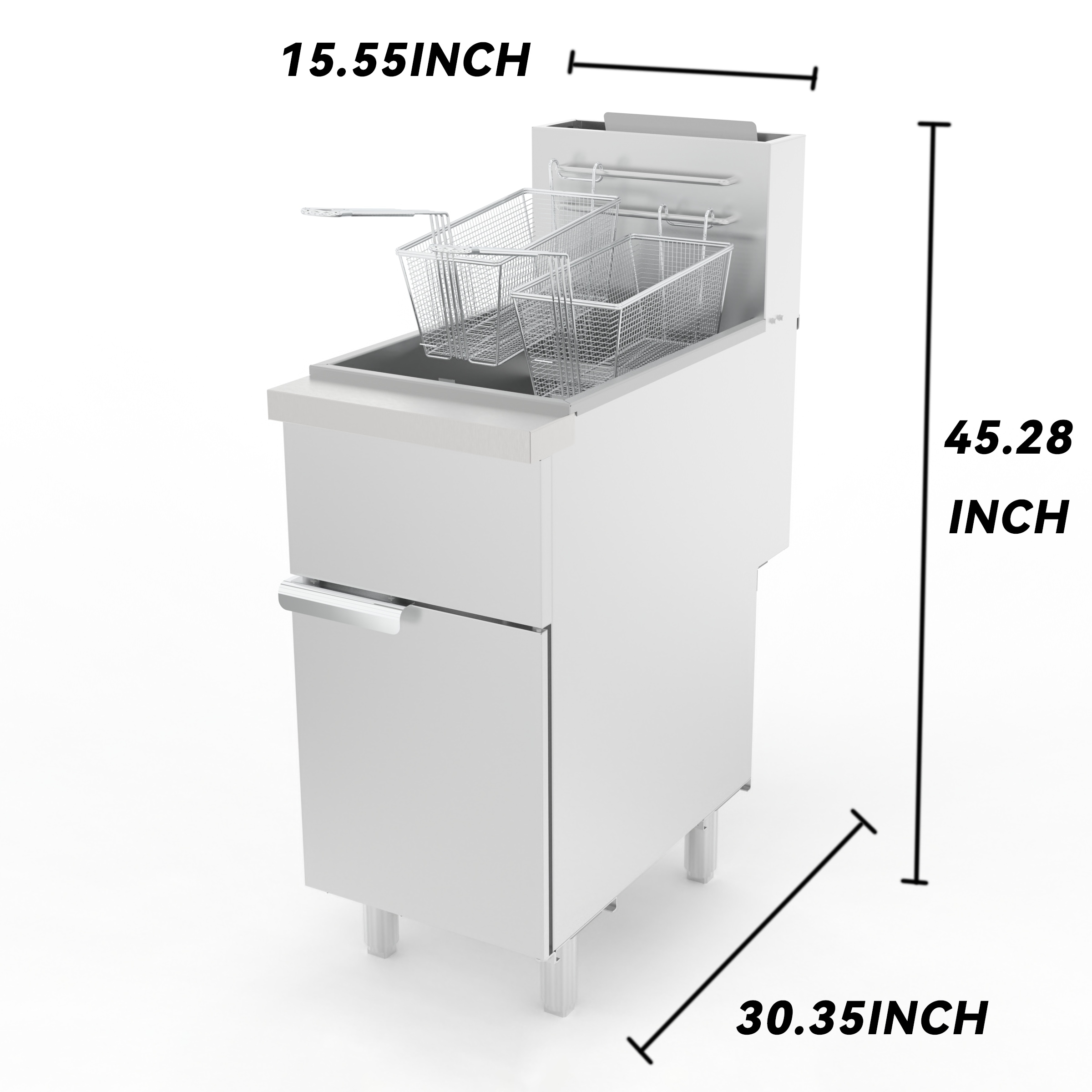 Dexmalle W5057P394221 Commercial-Deep-Fryers - View #3