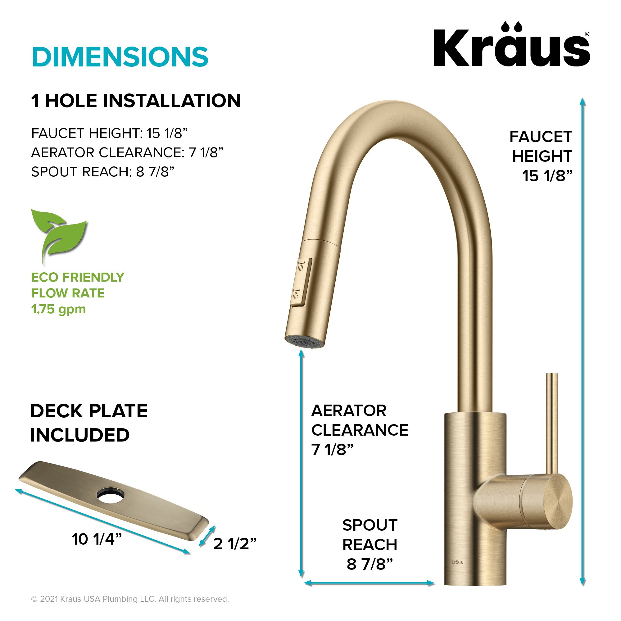 Kraus KPF-2620SFACB Kitchen-Faucets - View #8